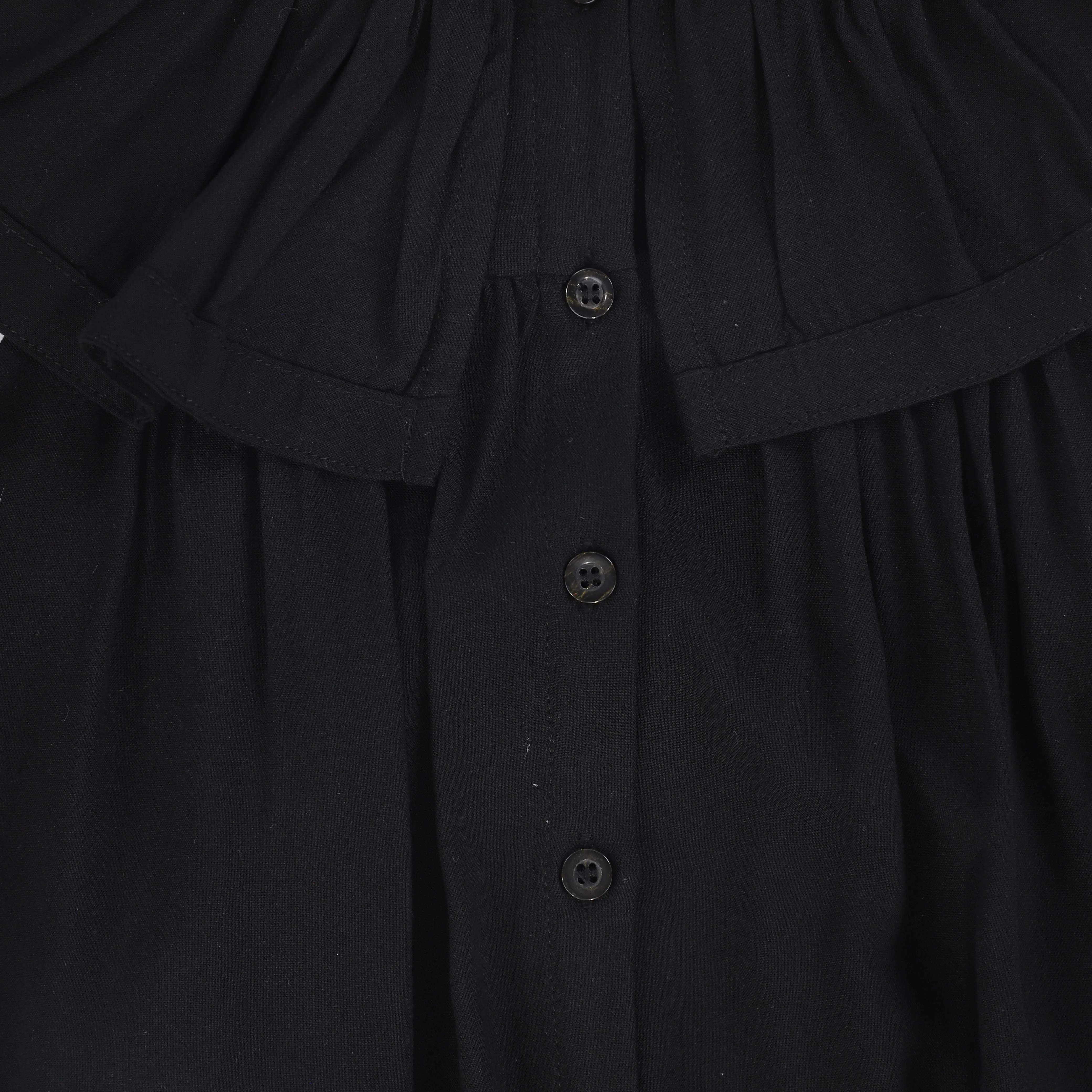 BACE COLLECTION BLACK LAYERED MAXI DRESS [FINAL SALE] - Image 3