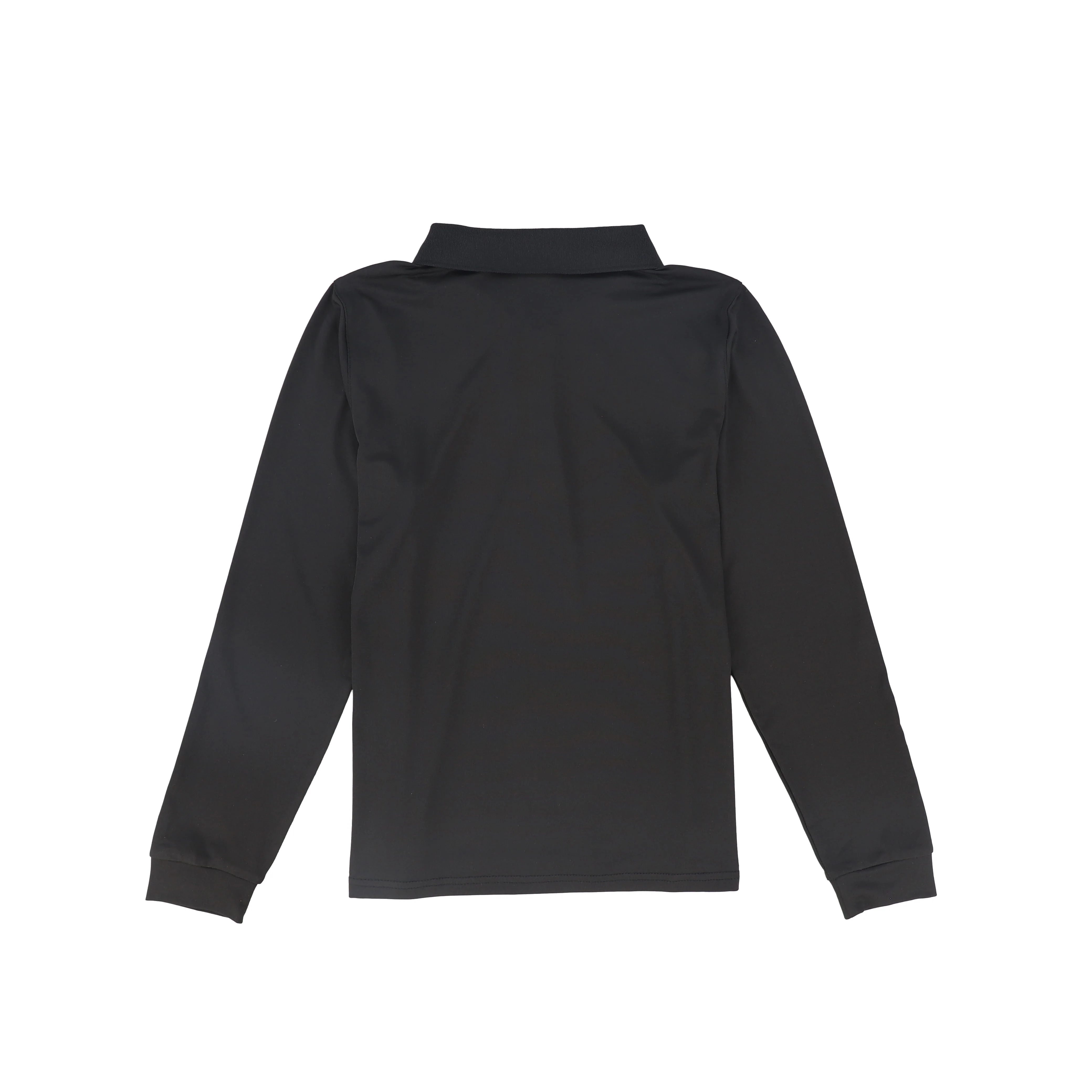 BACE COLLECTION BLACK LS LOGO POLO [FINAL SALE] - Image 2