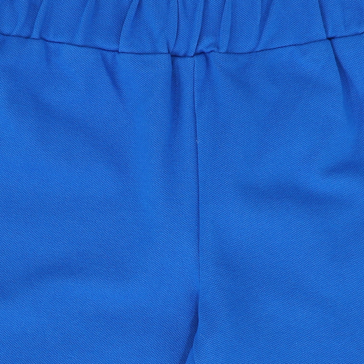 BACE COLLECTION BLUE PIQUE TRACK SHORTS [FINAL SALE] - Image 3
