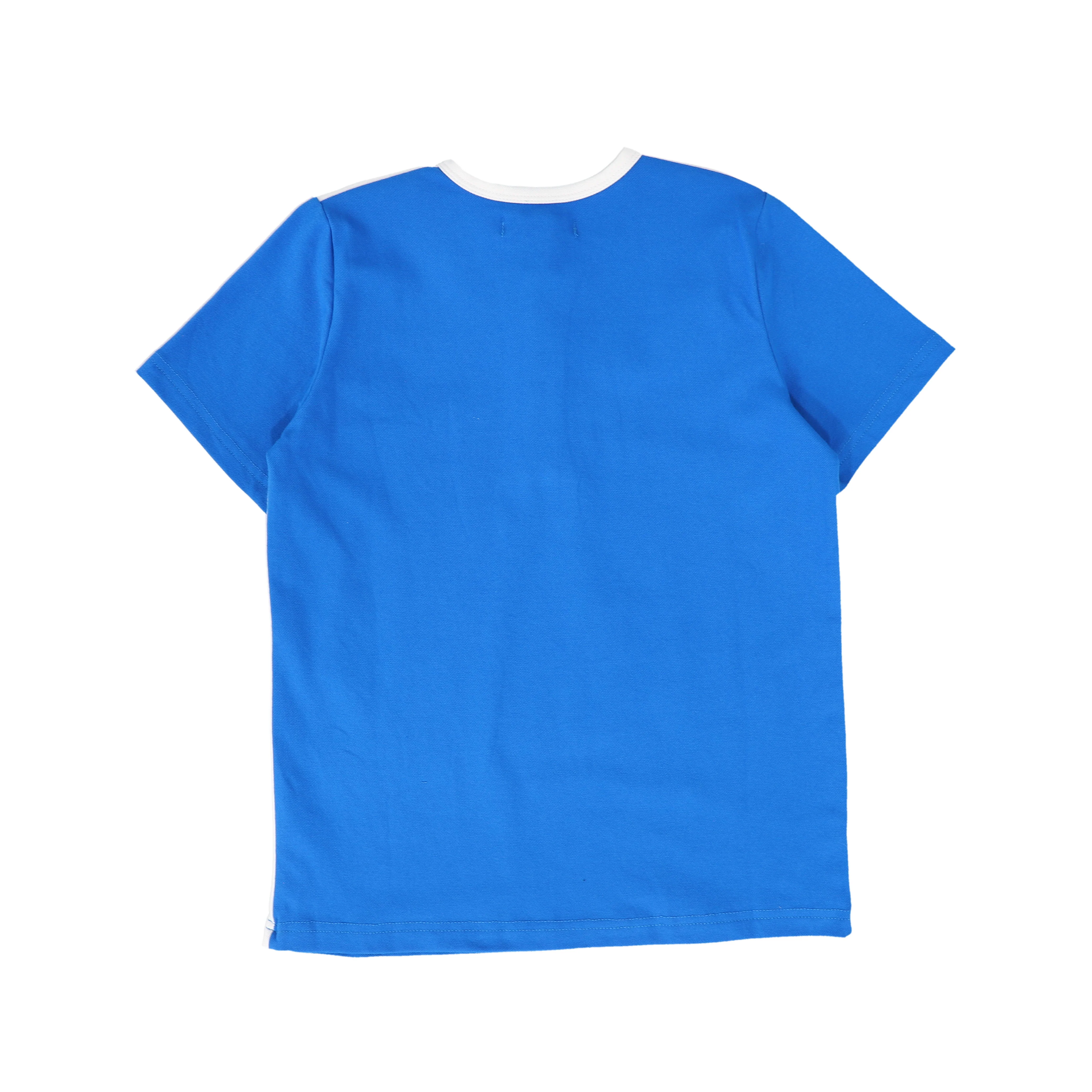 BACE COLLECTION BLUE PIQUE VARSITY SS TEE [FINAL SALE] - Image 2