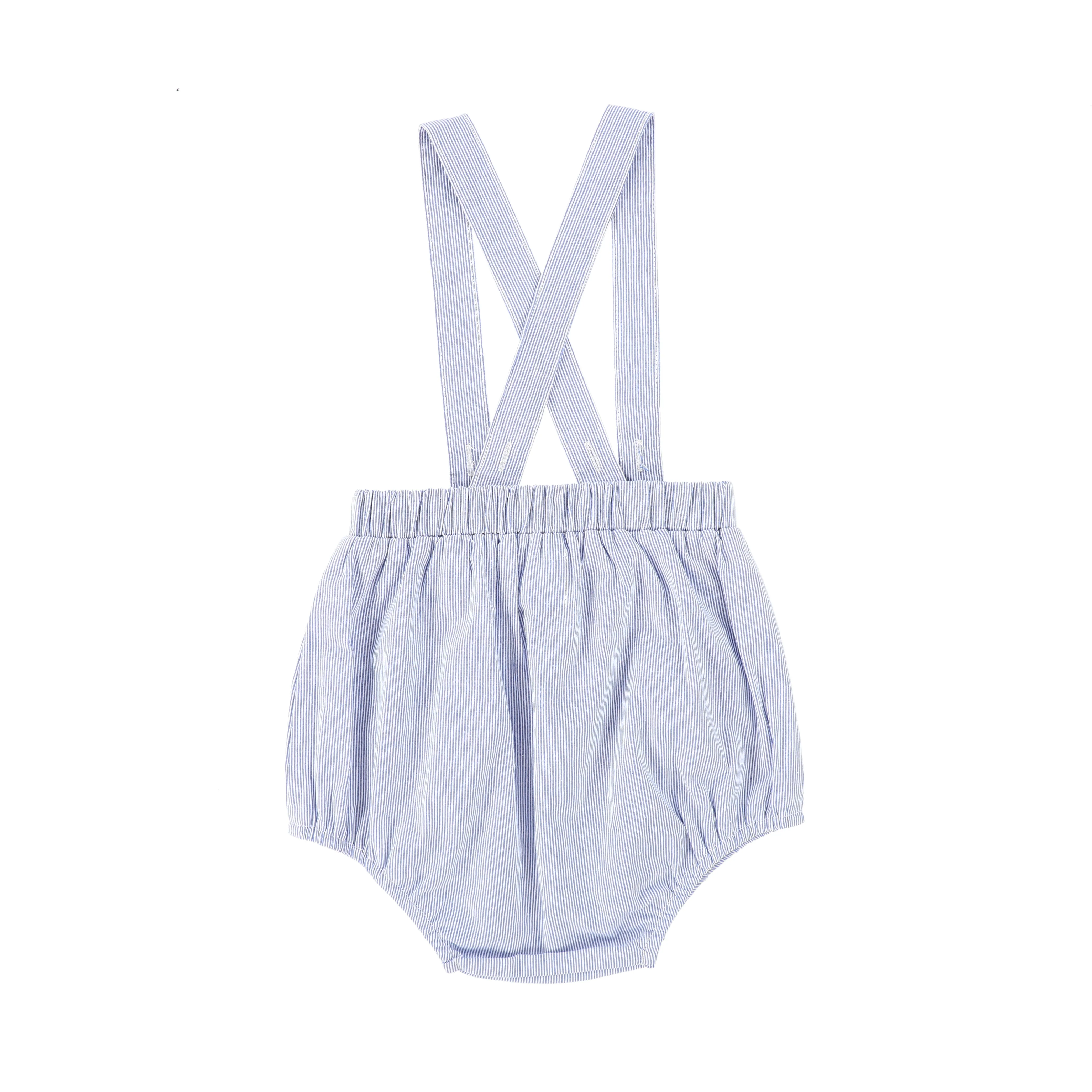 BACE COLLECTION LIGHT BLUE THIN STRIPED BLOOMER [FINAL SALE] - Image 2