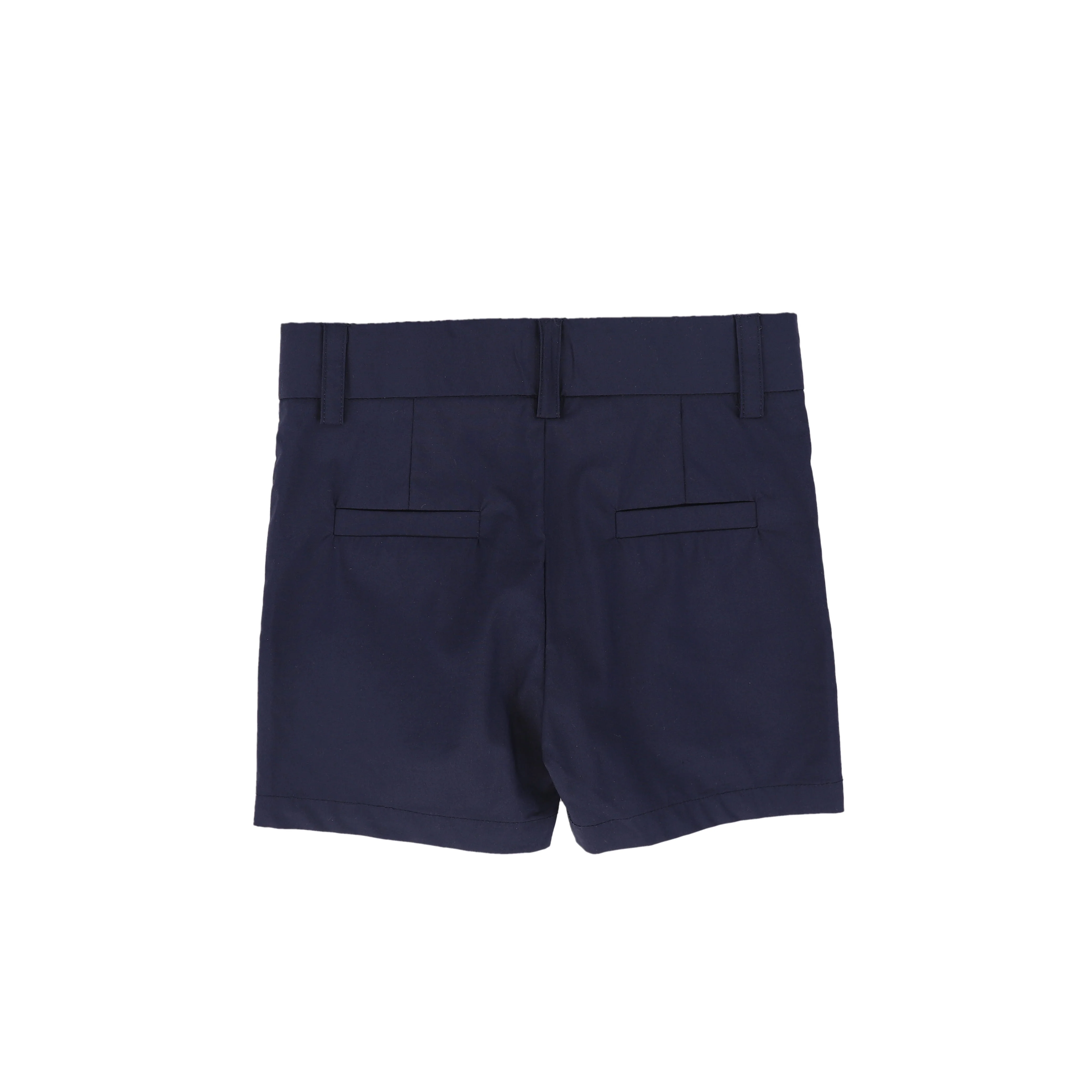 BACE COLLECTION NAVY POPLIN SHORTS [FINAL SALE] - Image 2
