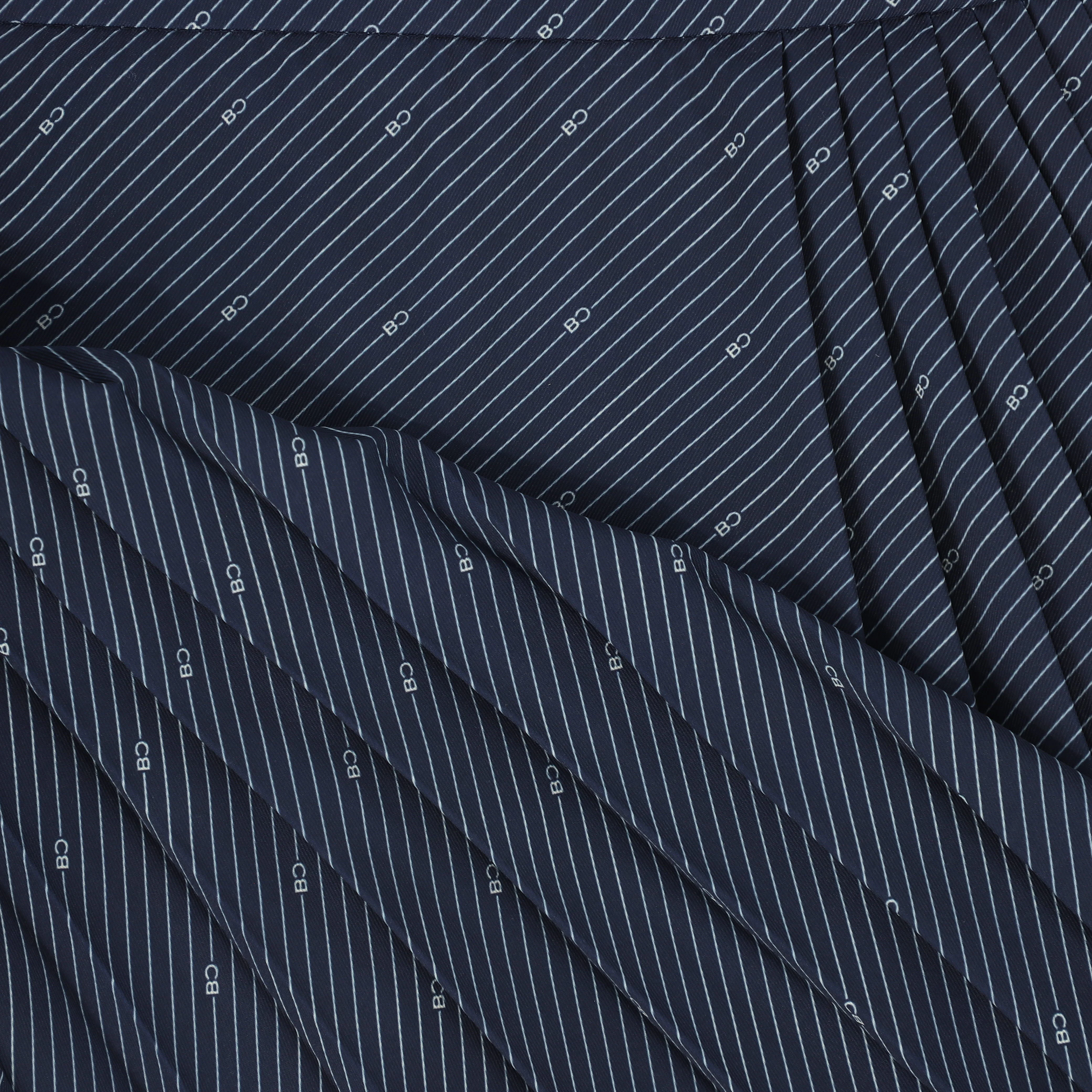 BACE COLLECTION NAVY STRIPED LOGO JUMPER [FINAL SALE] - Image 3