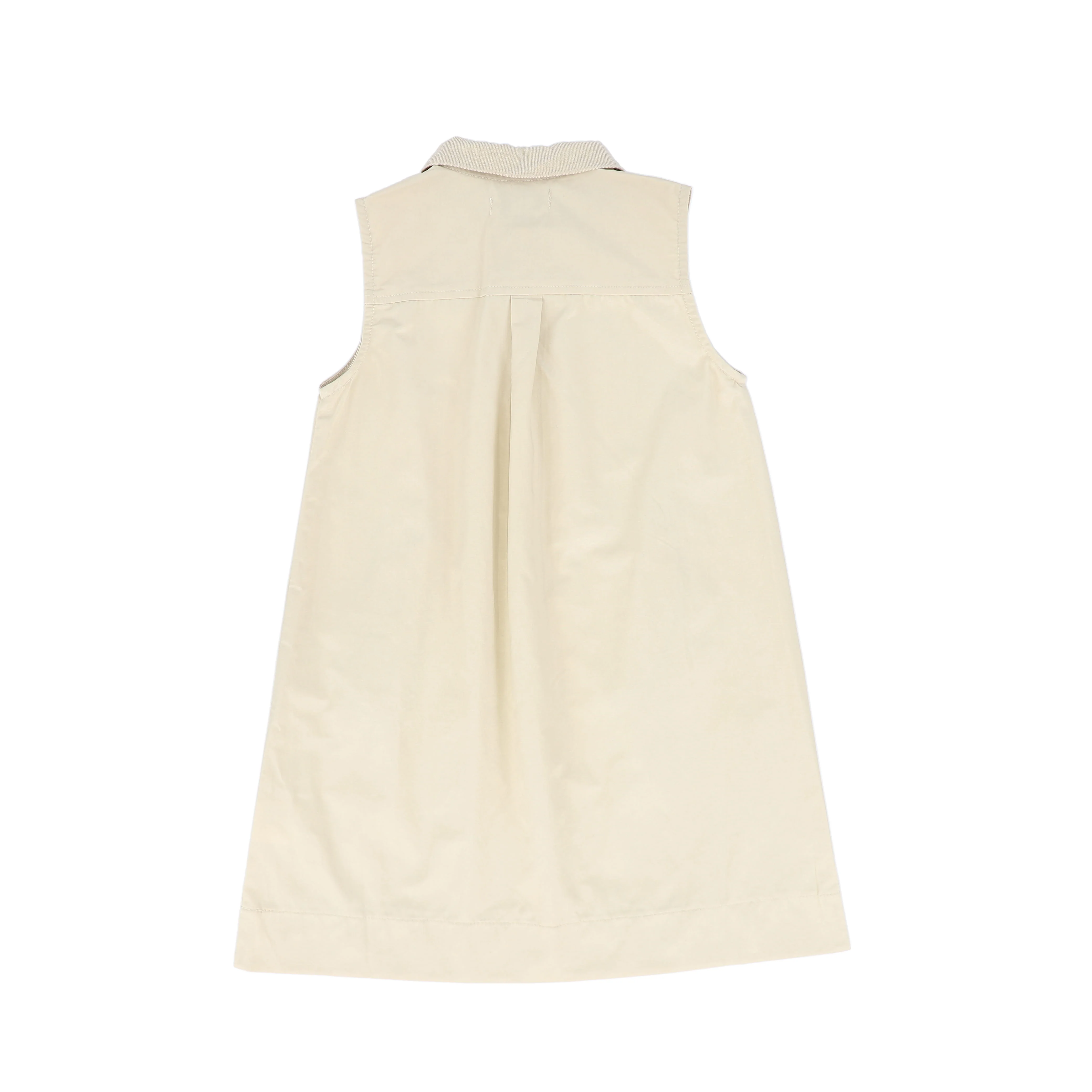 BACE COLLECTION TAN ROPE ZIPPER COLLARED JUMPER [FINAL SALE] - Image 2