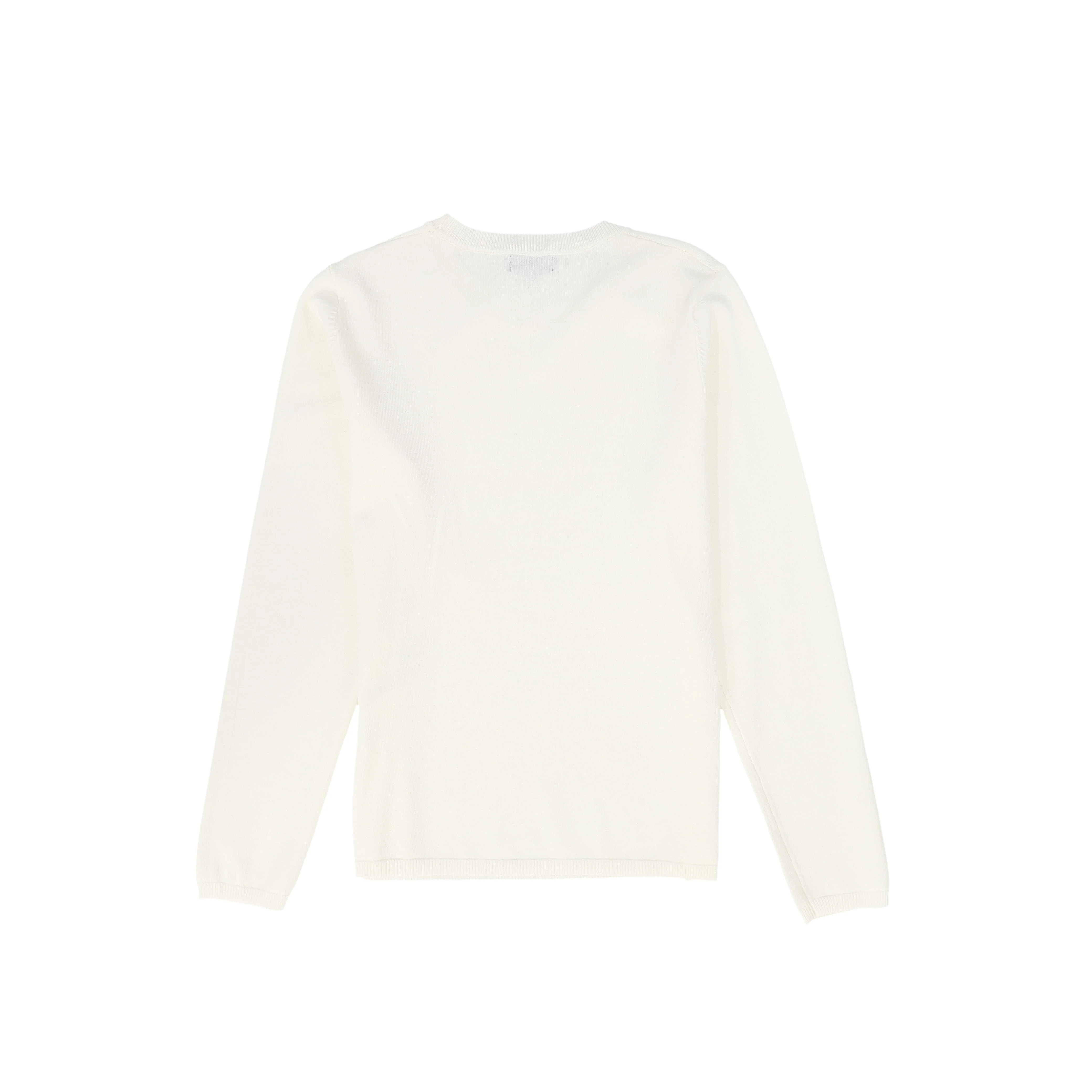 BAMBOO CREAM FLAT KNIT SWEATER [FINAL SALE] - Image 2