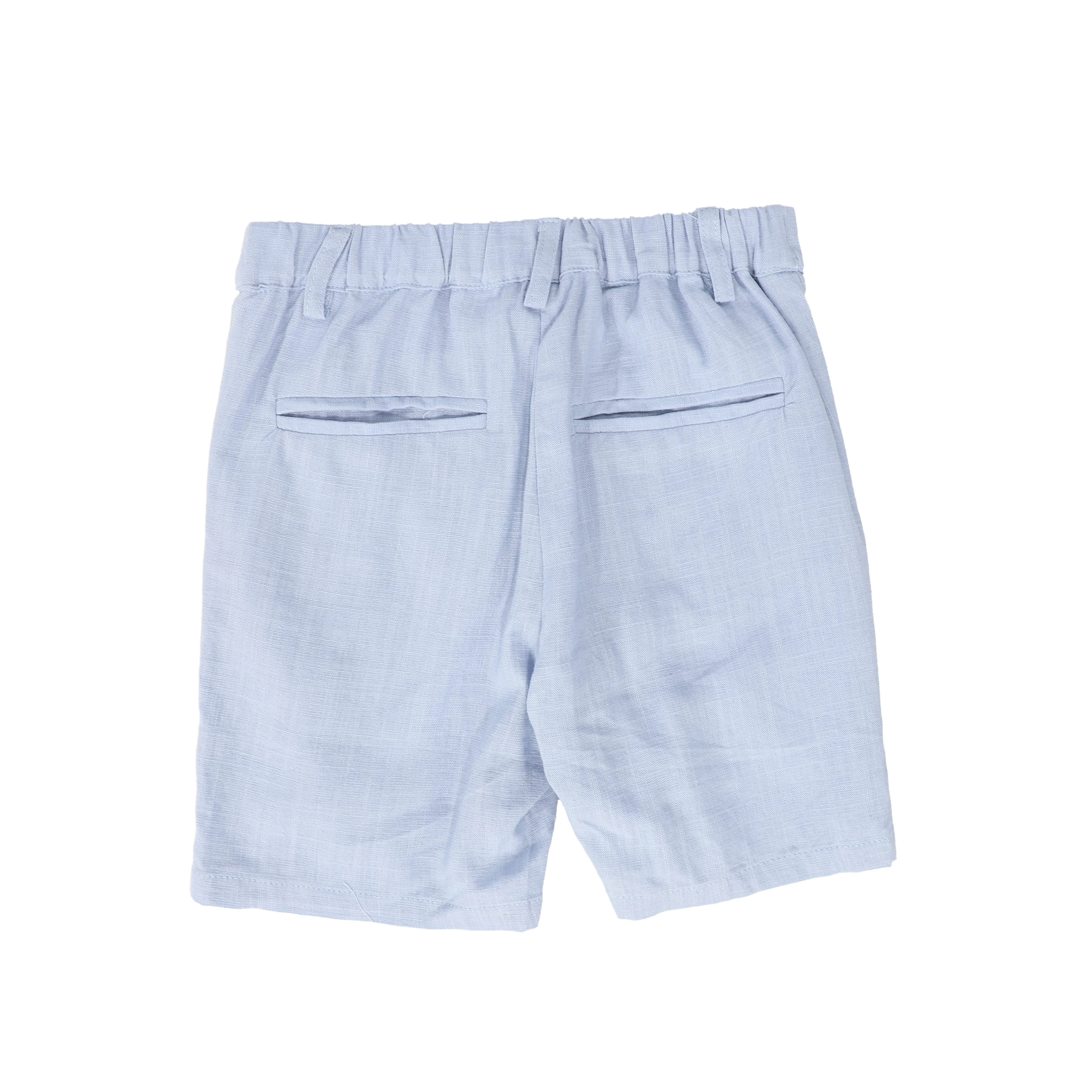 BAMBOO LIGHT BLUE BASIC SHORTS [FINAL SALE] - Image 2