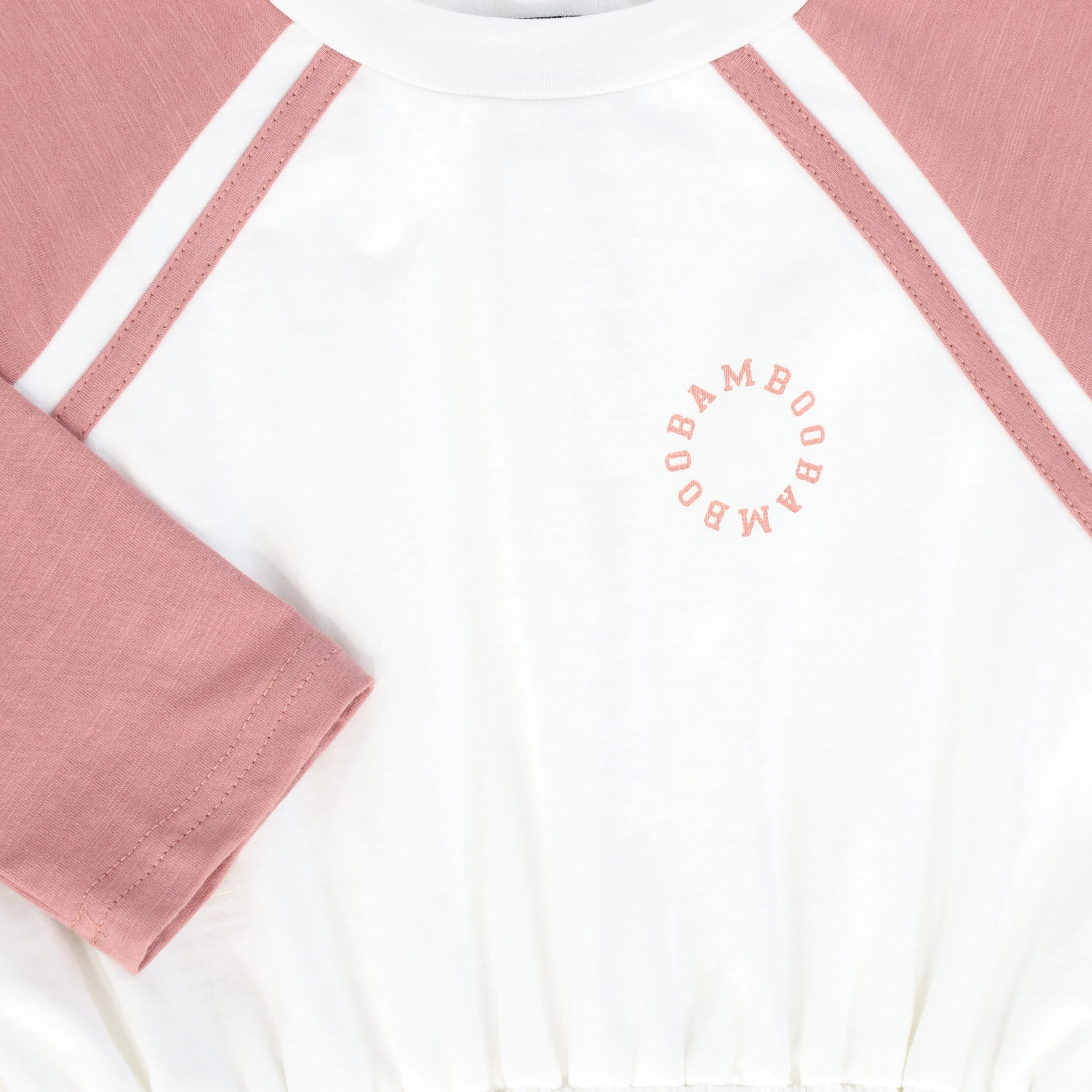 BAMBOO MAUVE RAGLAN LOGO DRESS [FINAL SALE] - Image 3