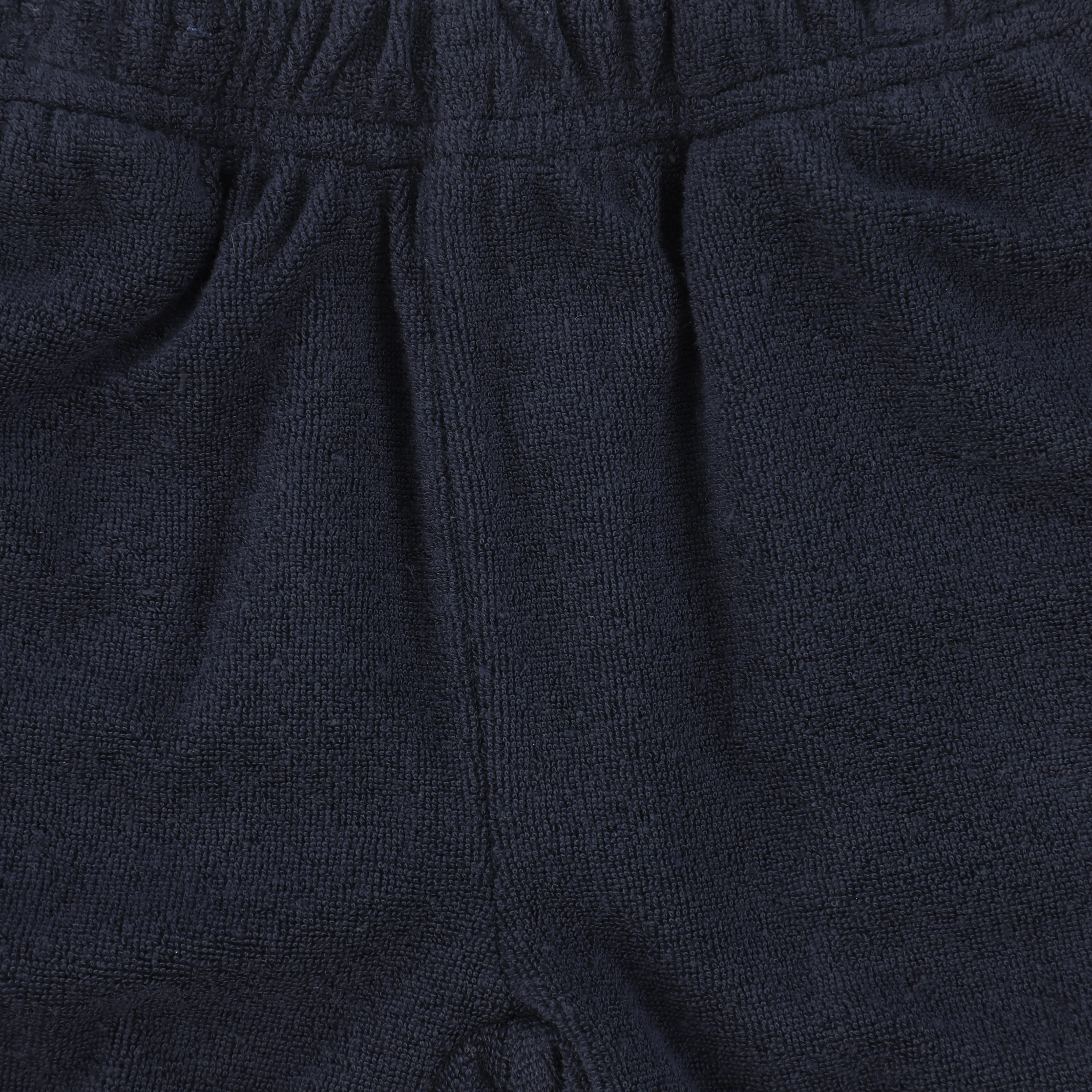BAMBOO NAVY TERRY WAIST TRIM SHORTS [FINAL SALE] - Image 3