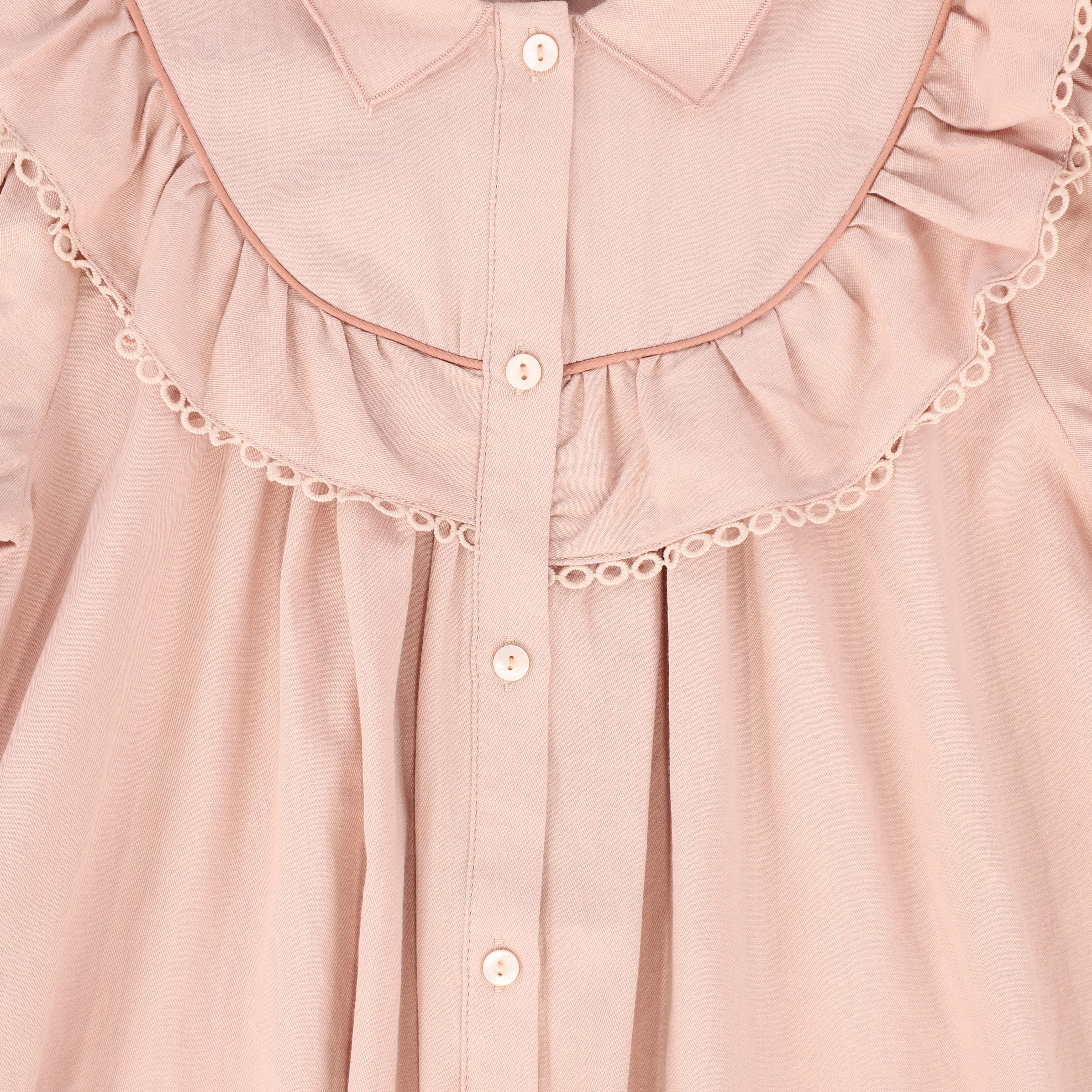 BAMBOO PINK LACE TRIM DRESS [FINAL SALE] - Image 3