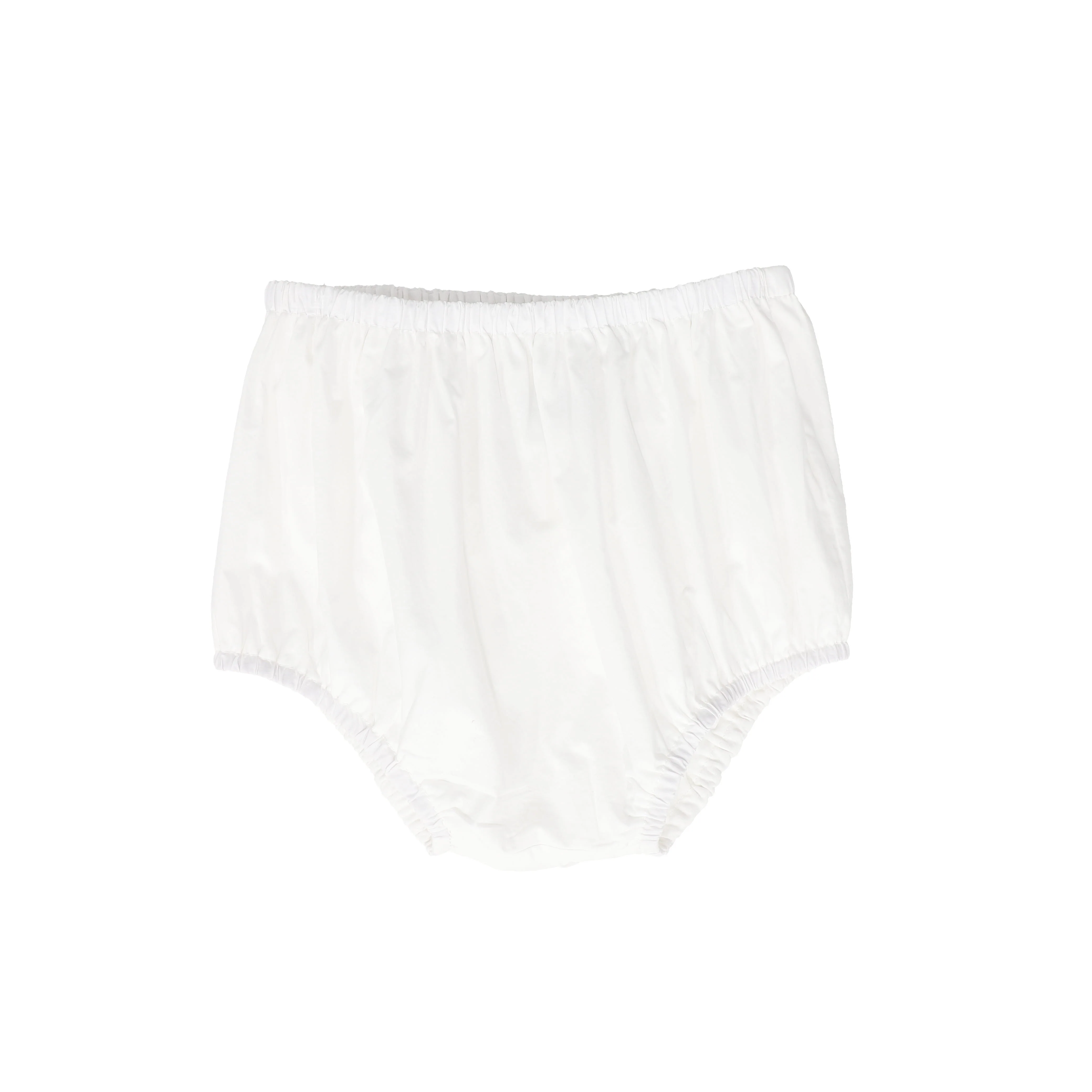 BAMBOO WHITE EMBROIDERED FLOWER TRIM BLOOMER SET [FINAL SALE] - Image 4