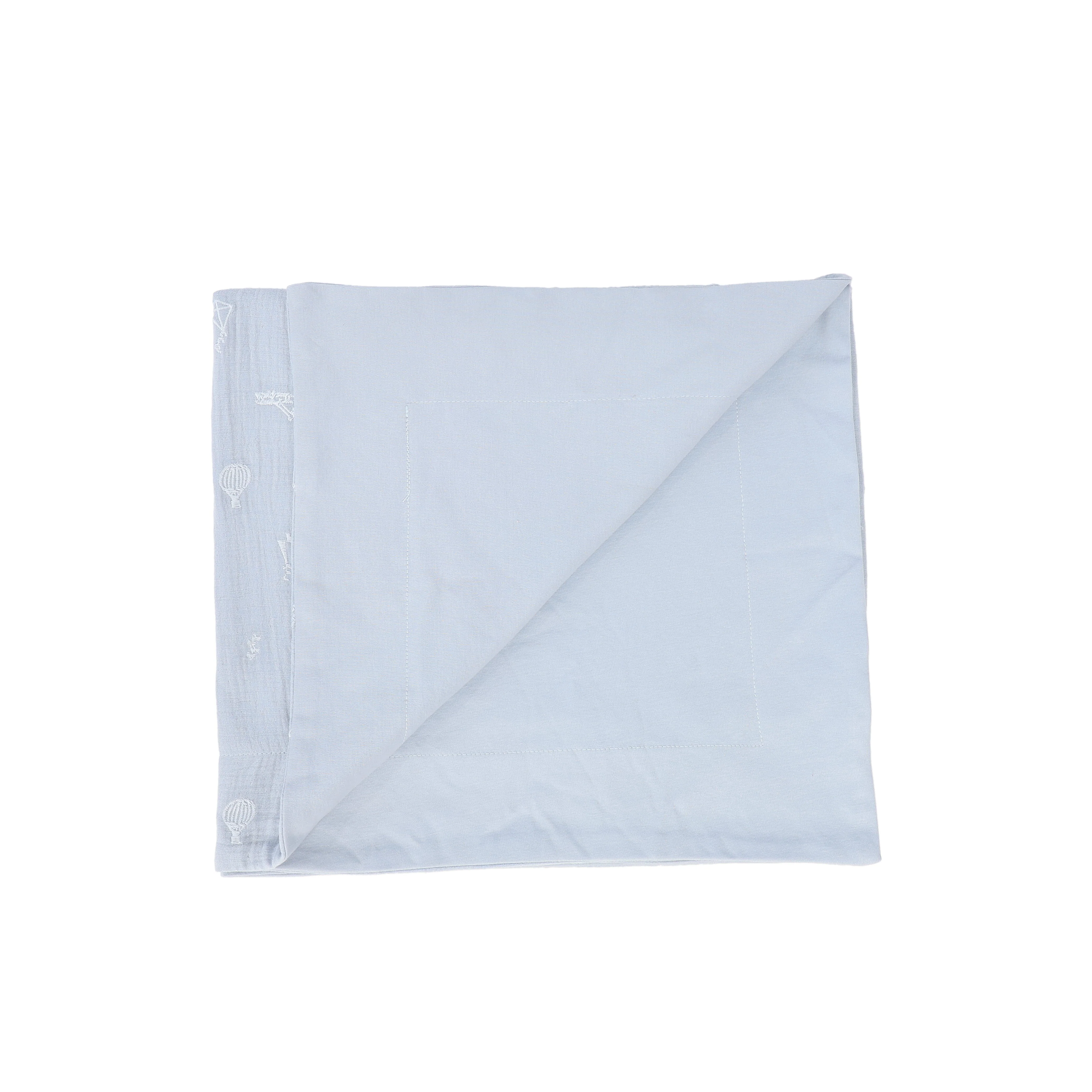 BEBE JOLEE BLUE HOT AIR BALLOON BLANKET - Image 2