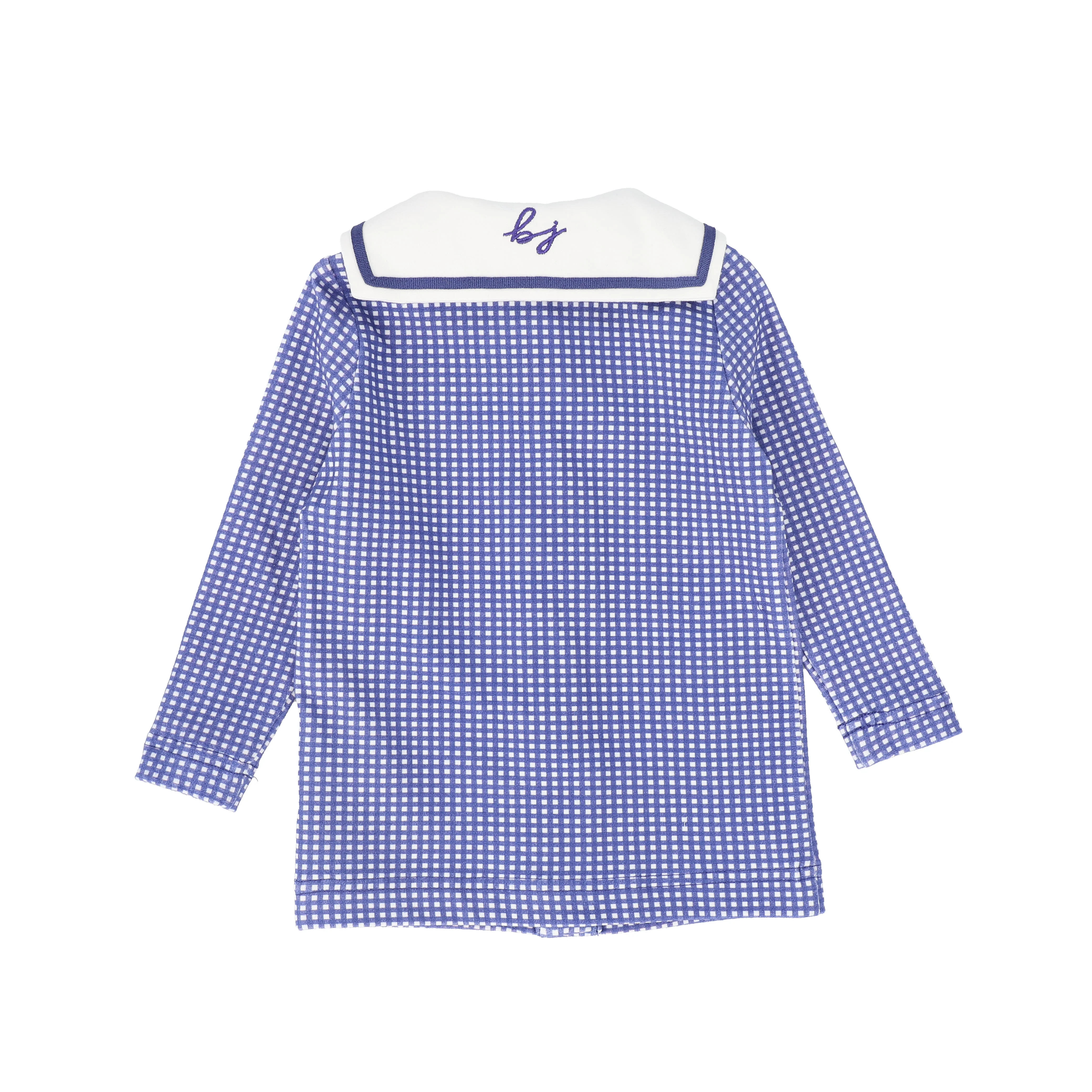 BEBE JOLEE ROYAL GINGHAM COLLAR PAJAMA SET - Image 2