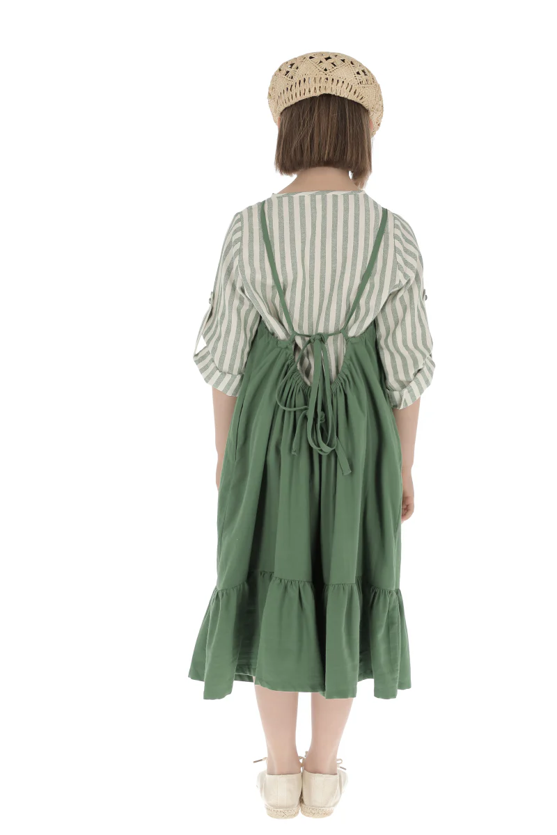 BELLE CHIARA GREEN RUFFLE JUMPER [FINAL SALE] - Image 3