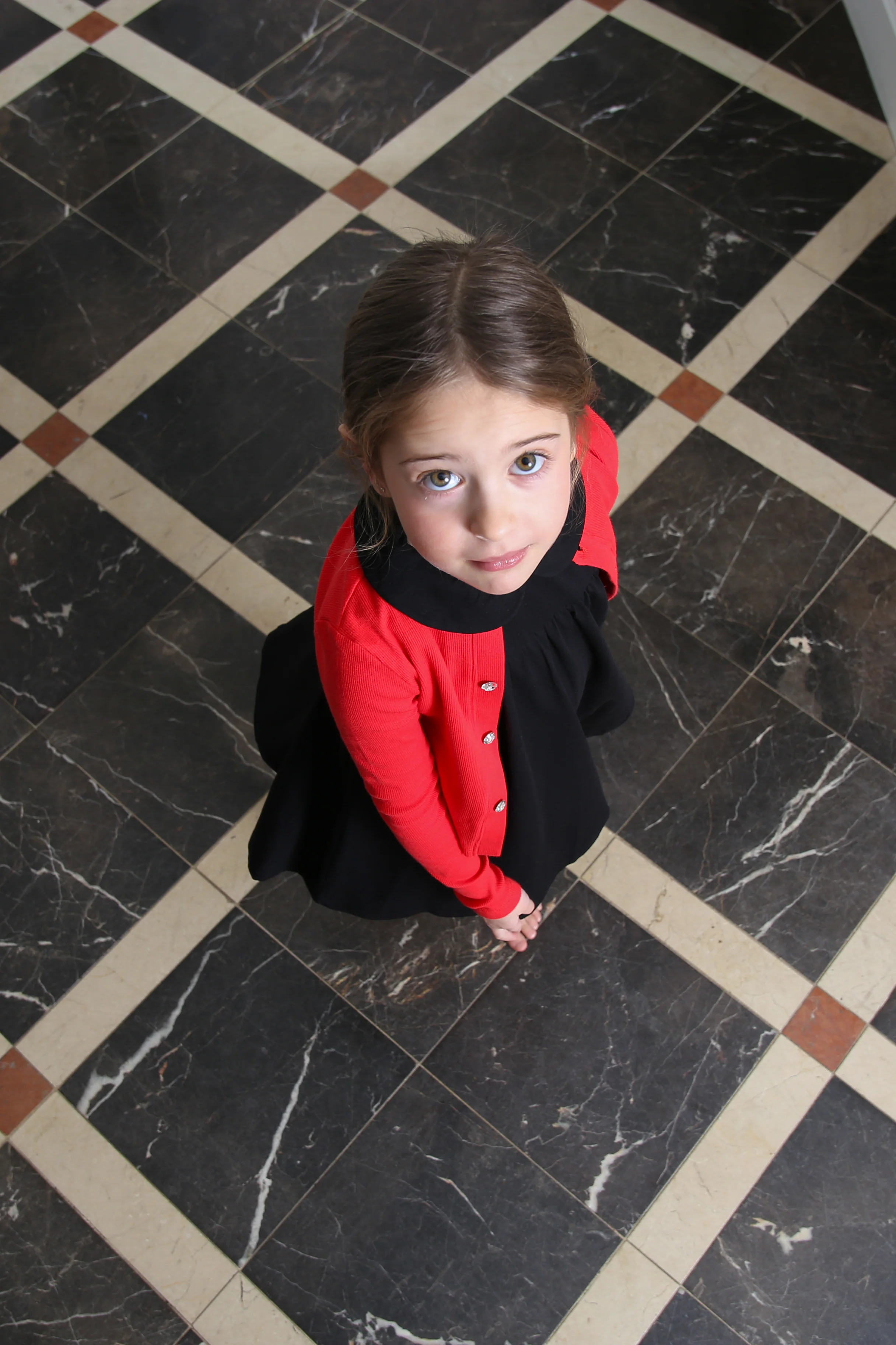 BOPOP BLACK/RED CARDIGAN MAXI DRESS SET [FINAL SALE] - Image 2
