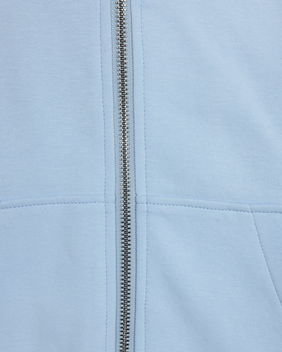 CABANA LIGHT BLUE CROP SEAM DETAIL SWEATSHIRT [FINAL SALE] - Image 2