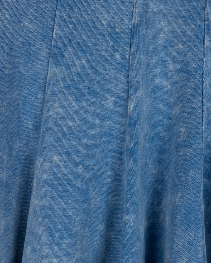 CABANA LIGHT BLUE MINERAL WASH PANEL SKIRT [FINAL SALE] - Image 2