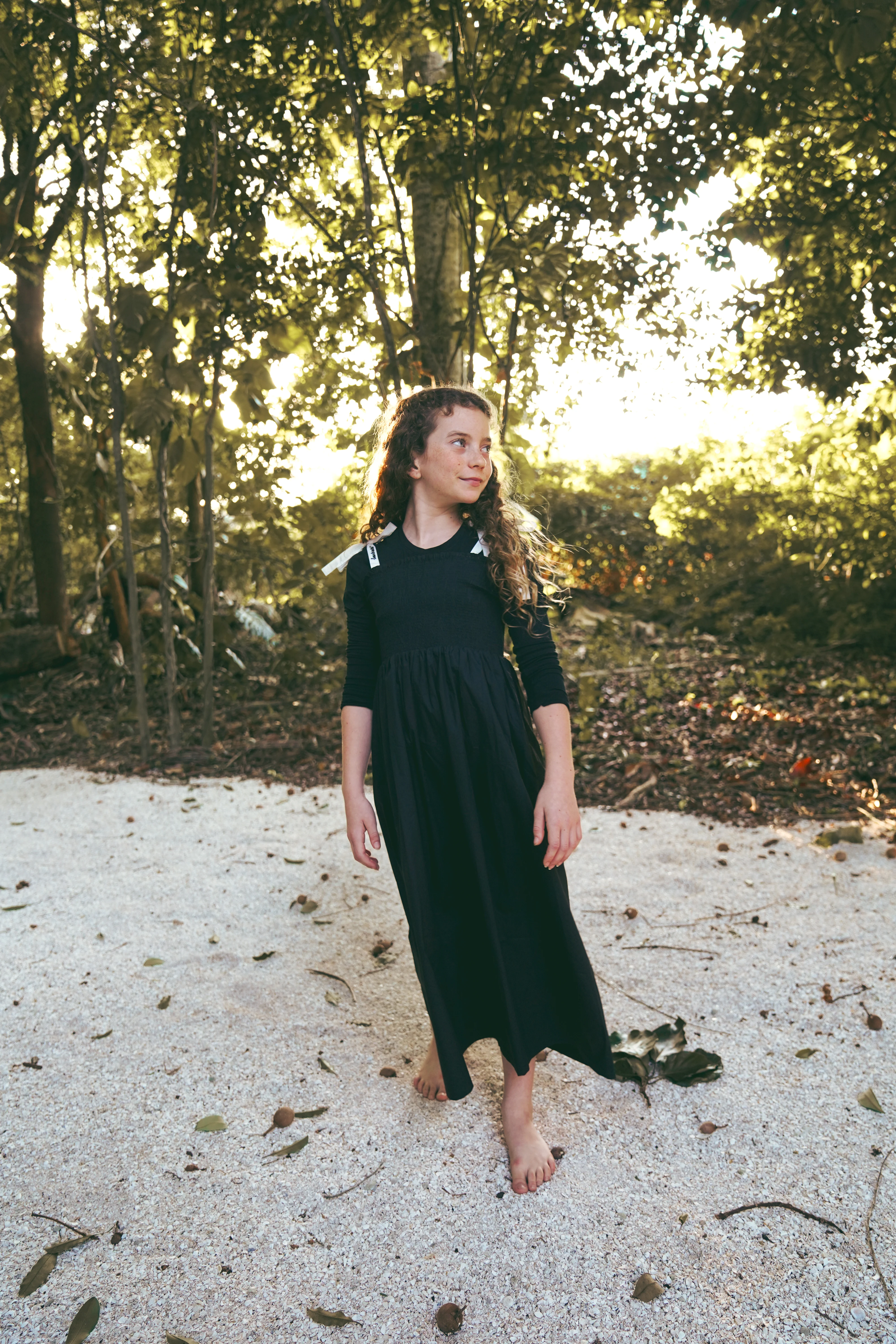 COCO BLANC BLACK SMOCKED BOW JUMPER [FINAL SALE] - Image 2