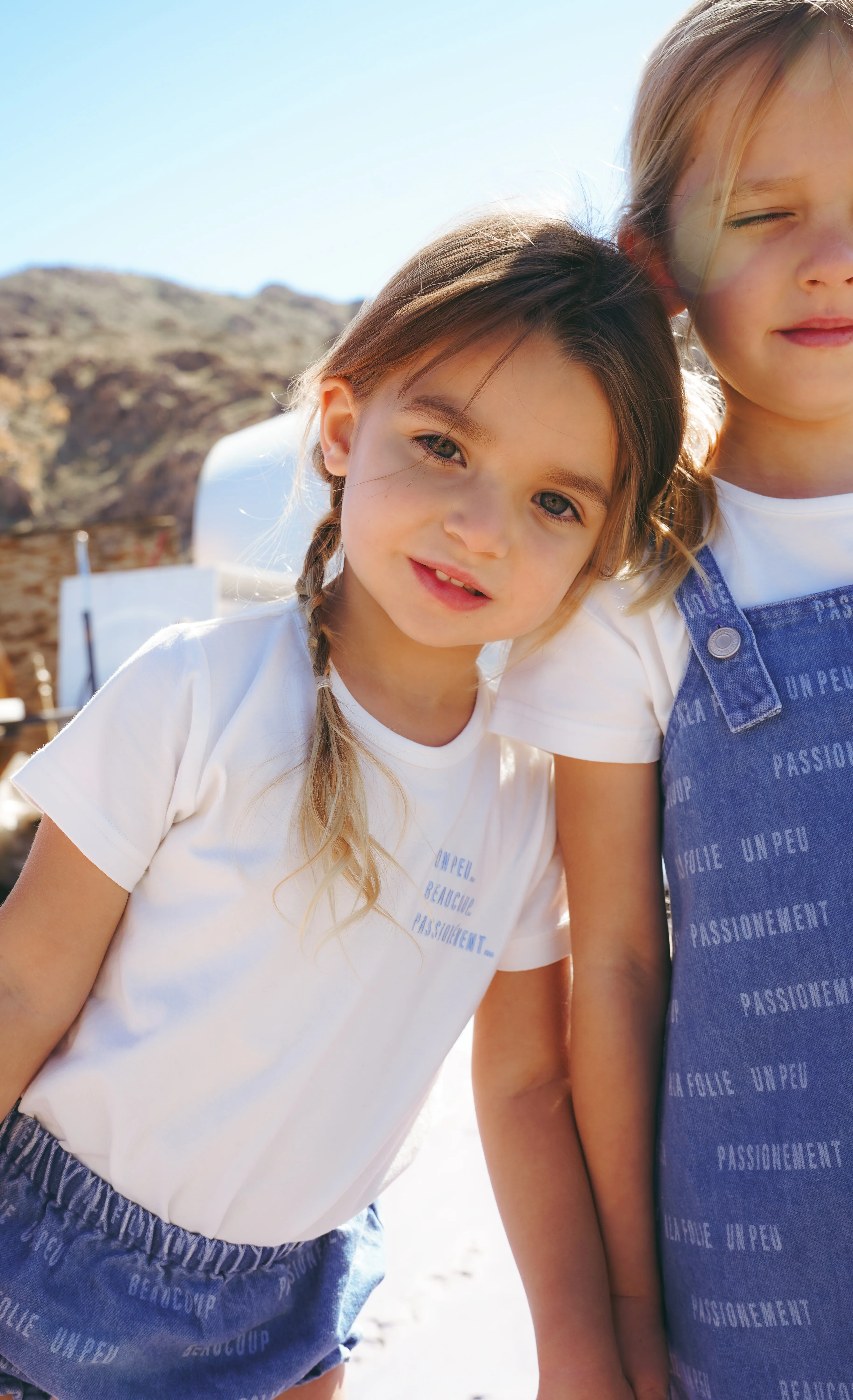 COCO BLANC WHITE WORDED T-SHIRT [FINAL SALE] - Image 2