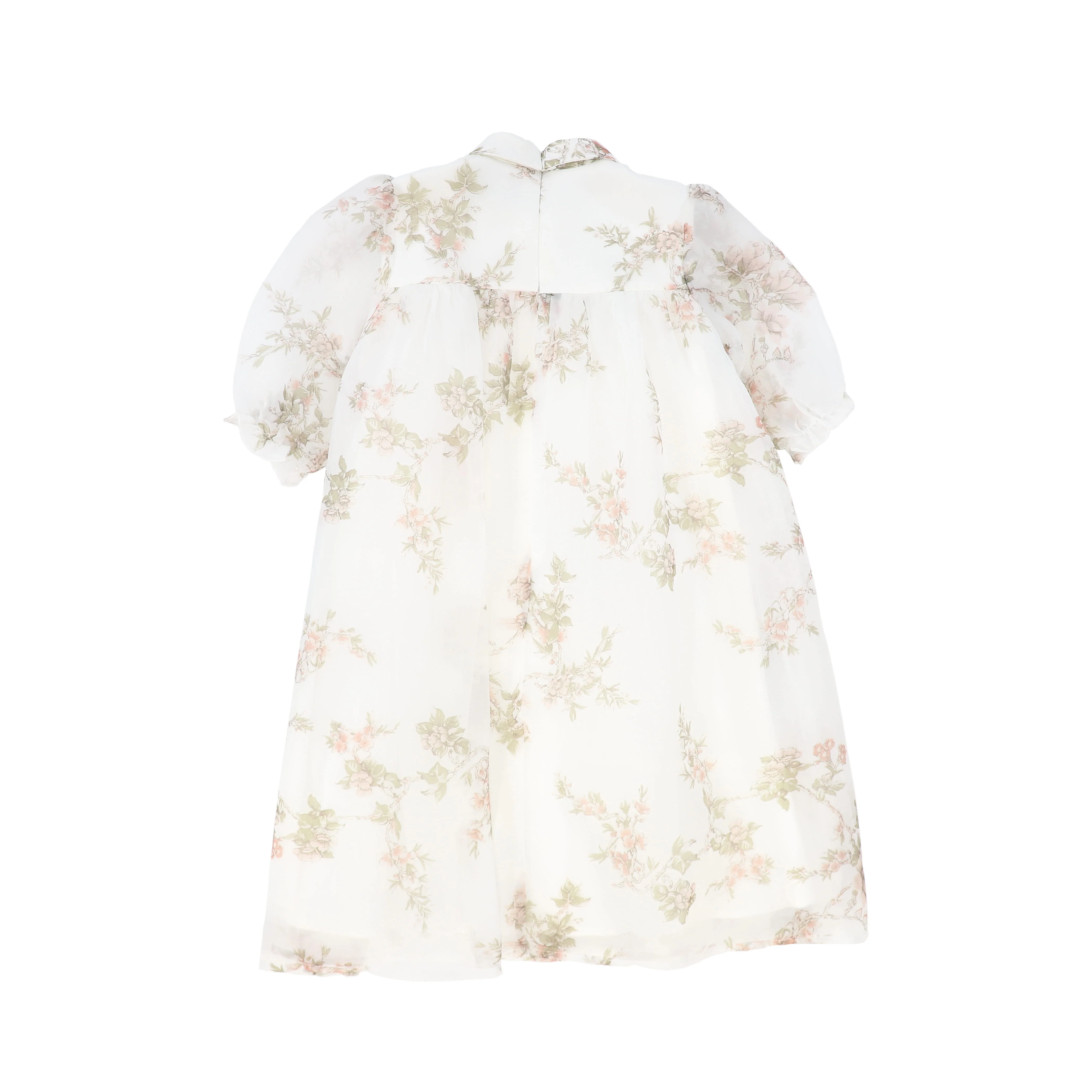 FRANCESCA GUILIANO FLORAL FLORAL ORGANZA HIGH WAISTED DRESS [FINAL SALE] - Image 2
