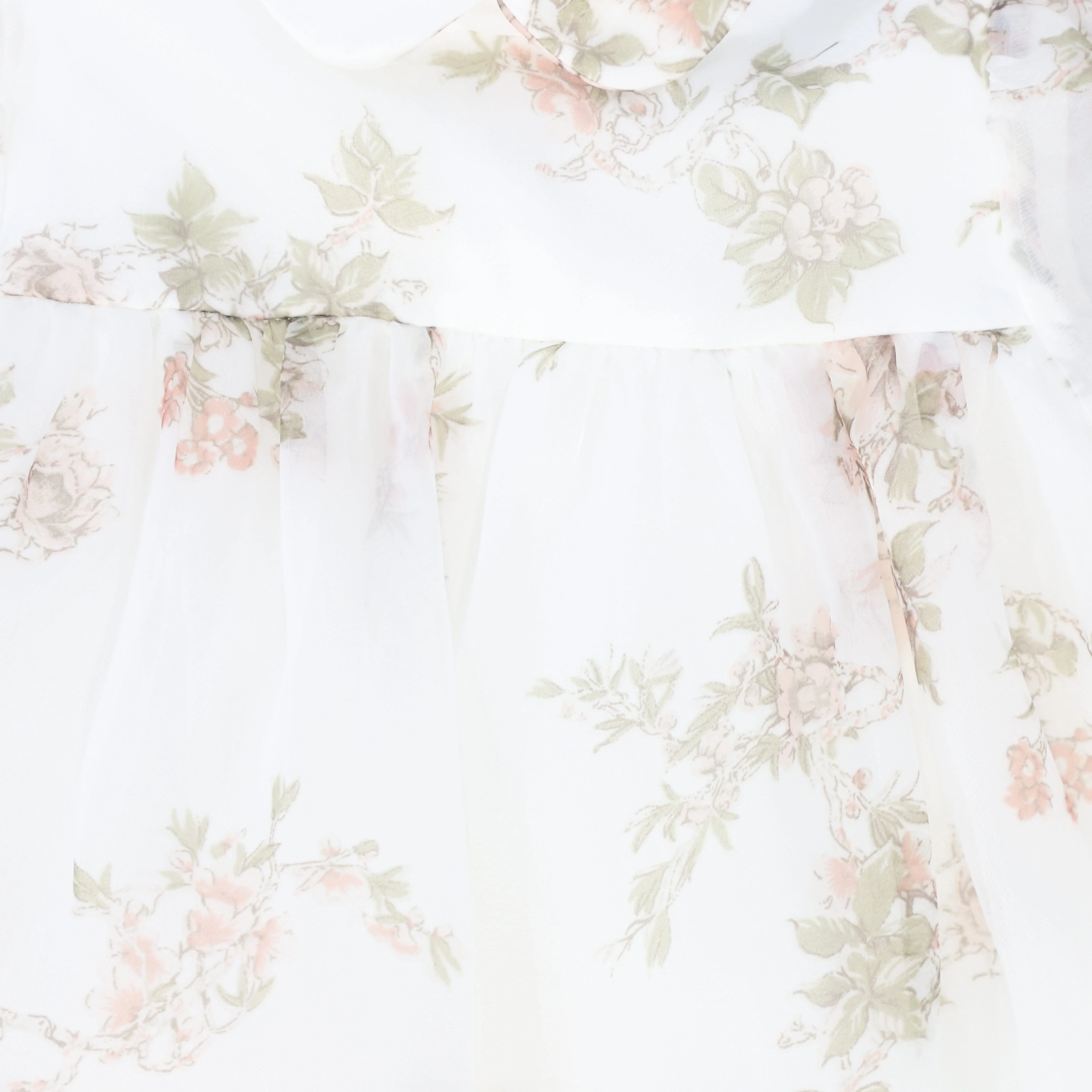 FRANCESCA GUILIANO FLORAL FLORAL ORGANZA HIGH WAISTED DRESS [FINAL SALE] - Image 3