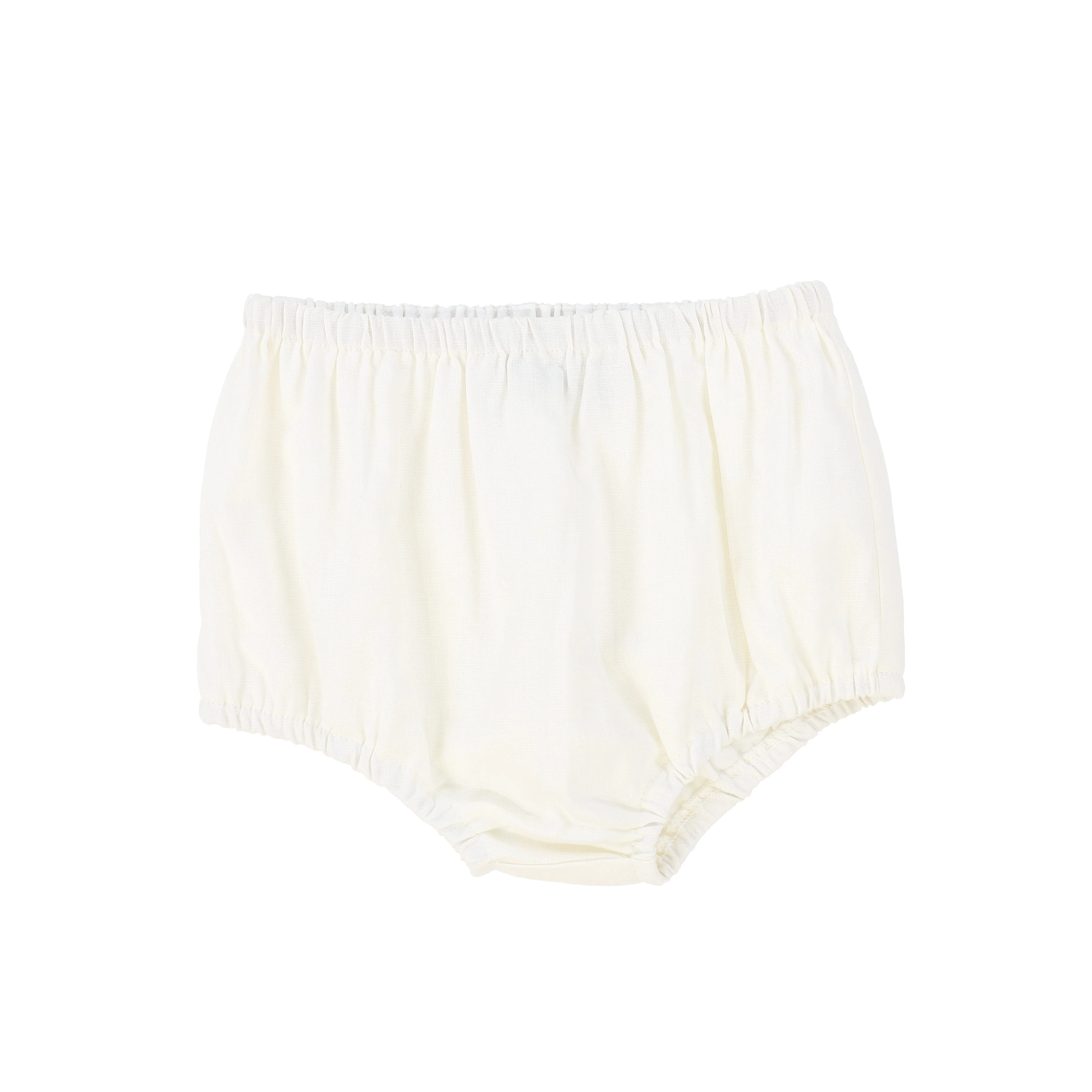 FRANCESCA GUILIANO IVORY LINEN PINTUCK BLOOMERS SET [FINAL SALE] - Image 4