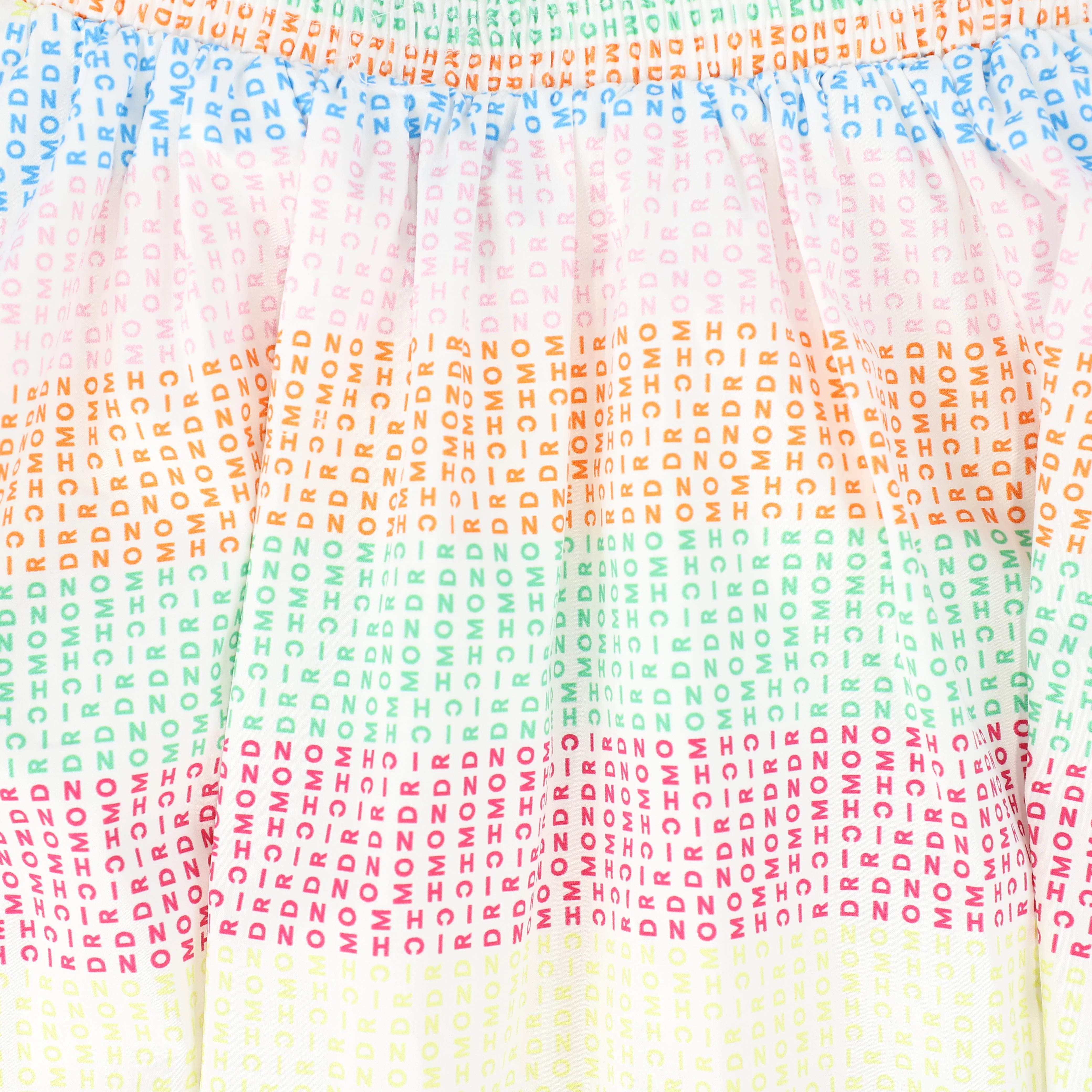 JOHN RICHMOND MULTI COLOR LOGO FLARE SKIRT [FINAL SALE] - Image 3