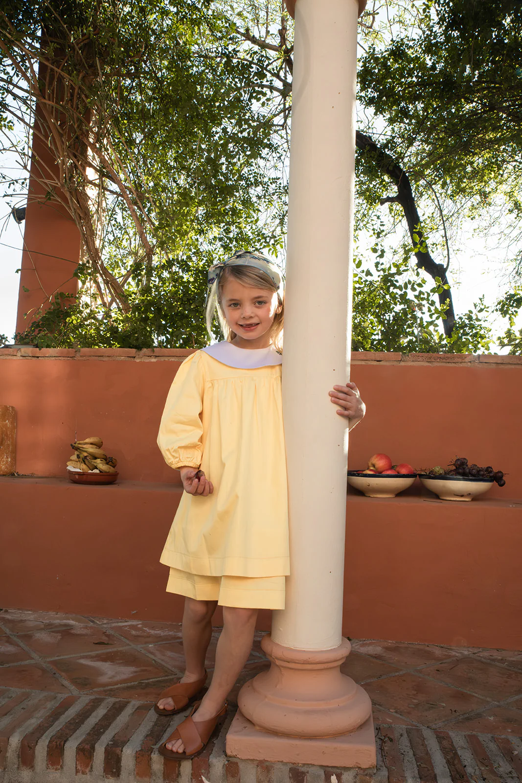 JOUET YELLOW ROUNDED COLLAR DRESS [FINAL SALE] - Image 3