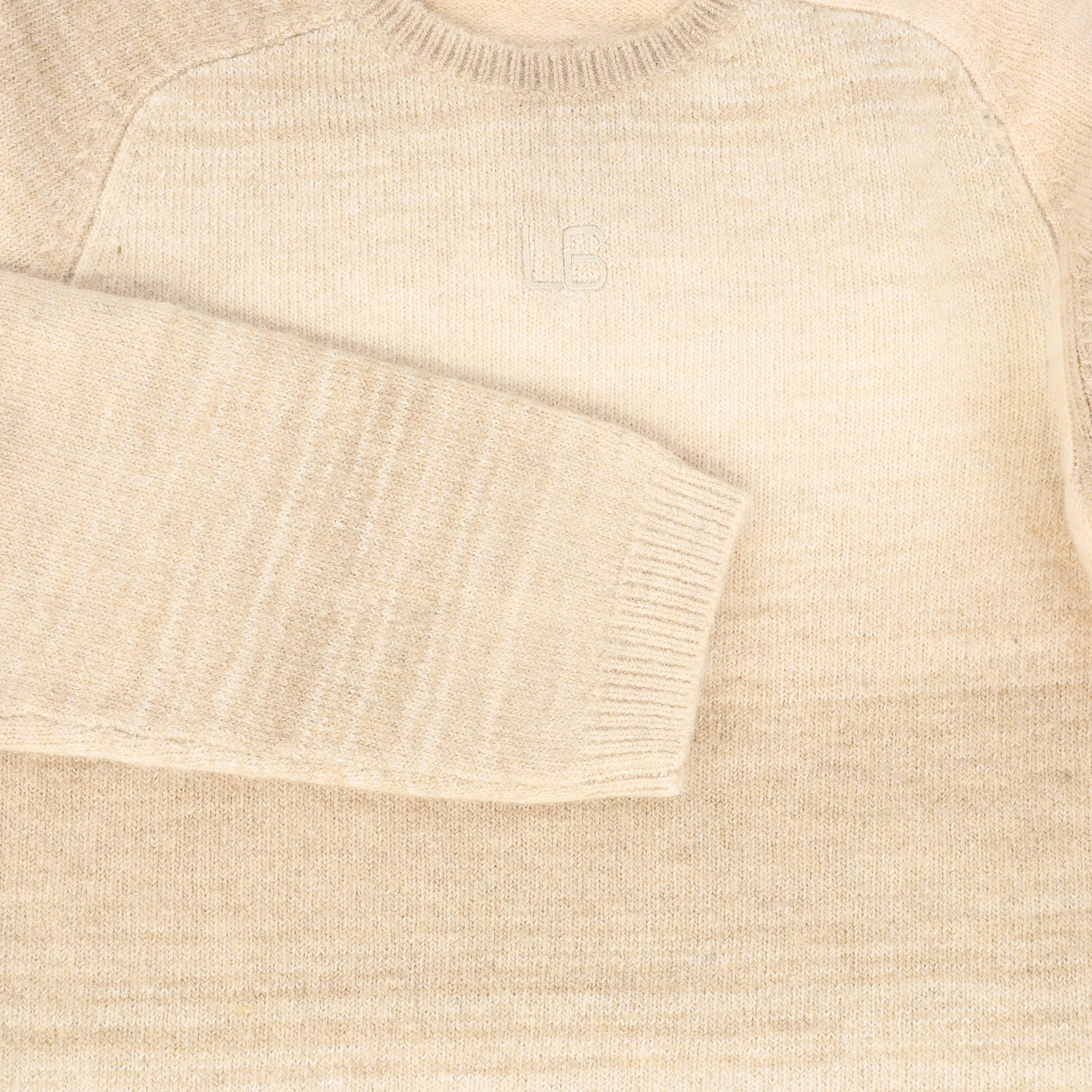 Le Bourdon Beige Ombre Knit Sweater [FINAL SALE] - Image 3