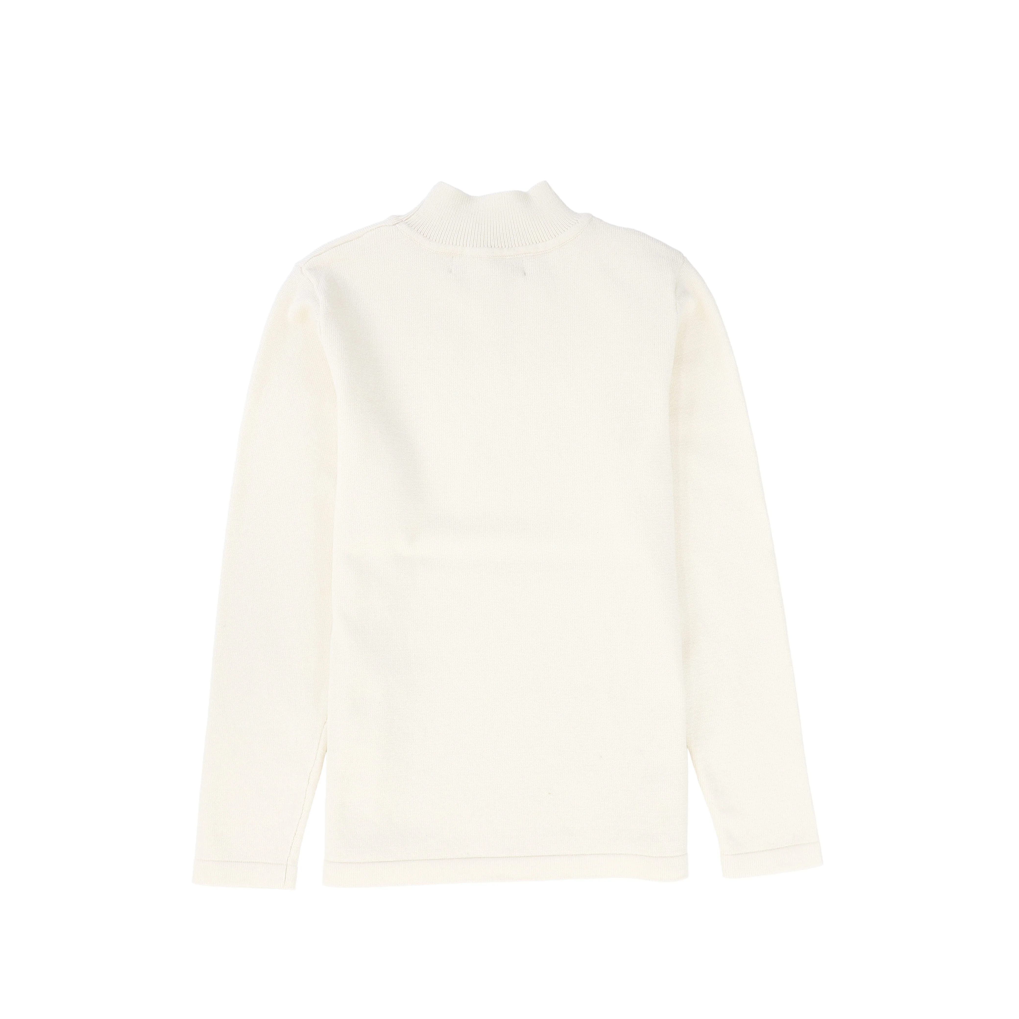 LE BOURDON IVORY FITTED TURTLENECK [FINAL SALE] - Image 2