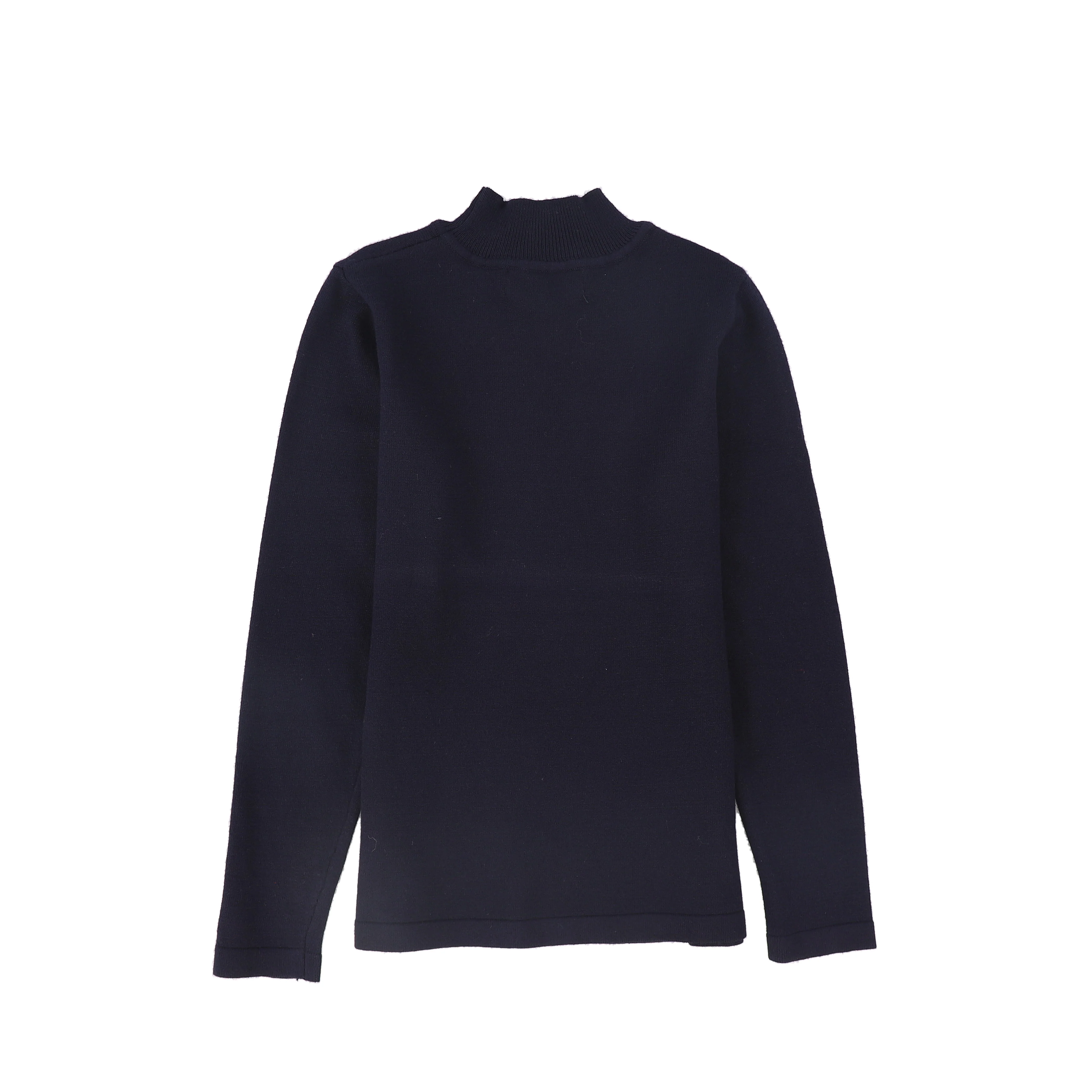 LE BOURDON NAVY FITTED TURTLENECK [FINAL SALE] - Image 2