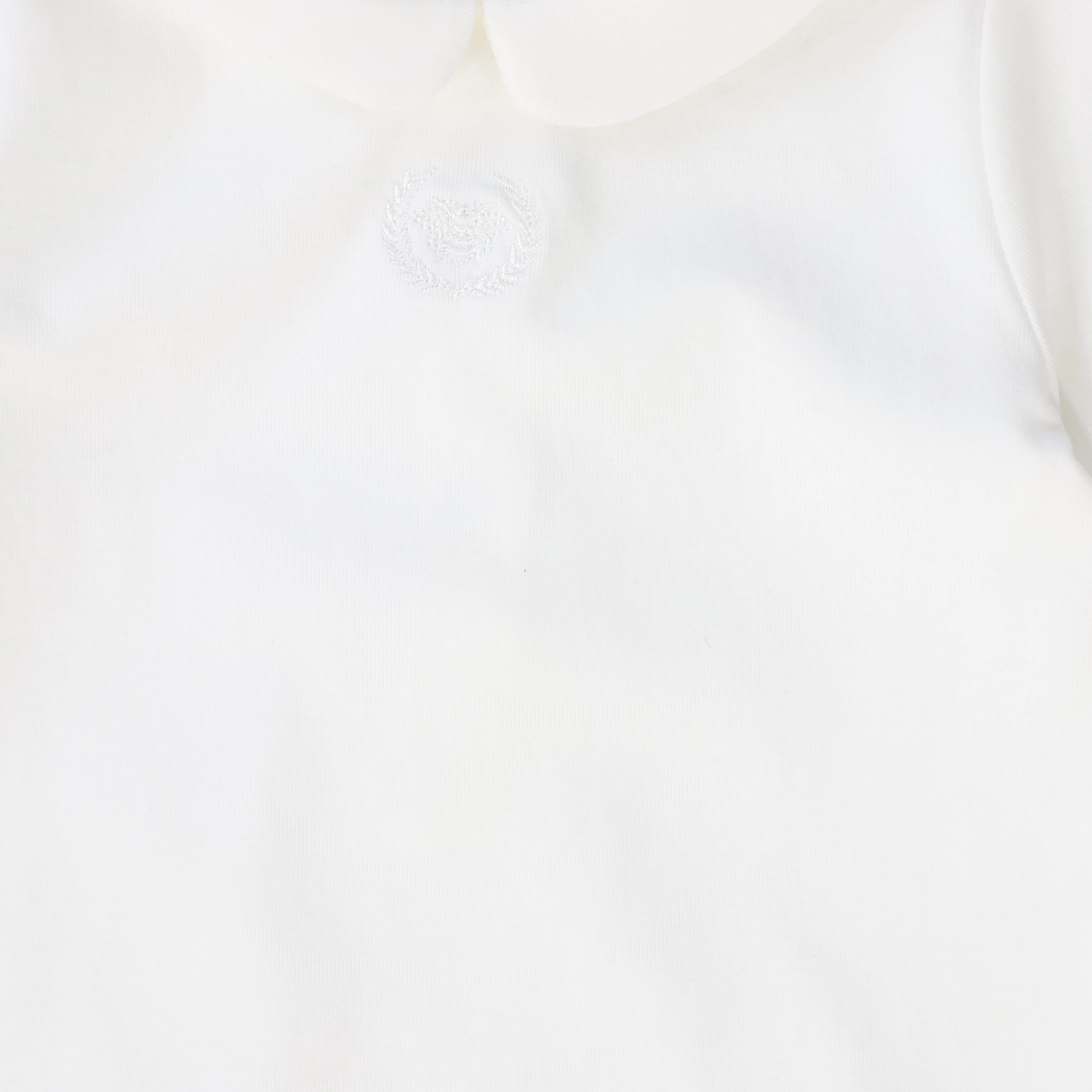 LE BOURDON WHITE BEE EMBROIDERED COLLAR ONESIE [FINAL SALE] - Image 3