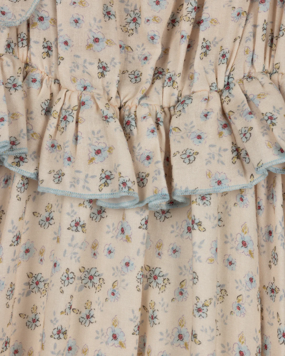 LILOU PALE PINK TINY FLORAL MAXI JUMPER [FINAL SALE] - Image 2