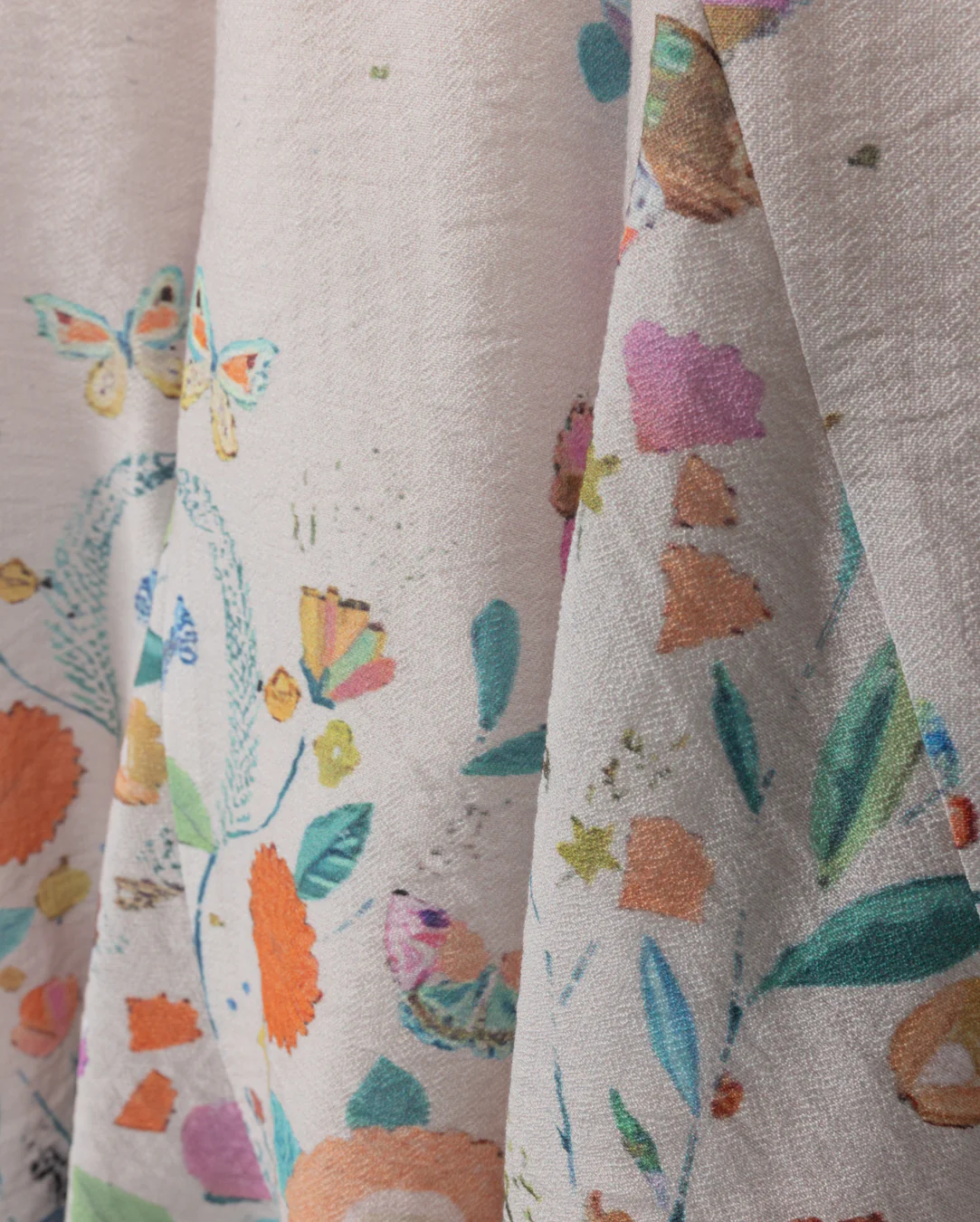 PAPILLON DUSTY PINK FLORAL PANEL DRESS [FINAL SALE] - Image 2