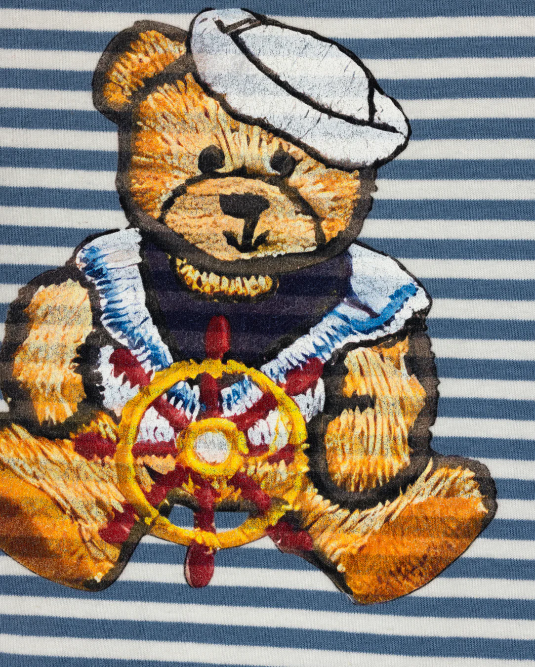 PHIL AND PHOEBE STRIPE TEDDY BEAR T-SHIRT SET [FINAL SALE] - Image 2