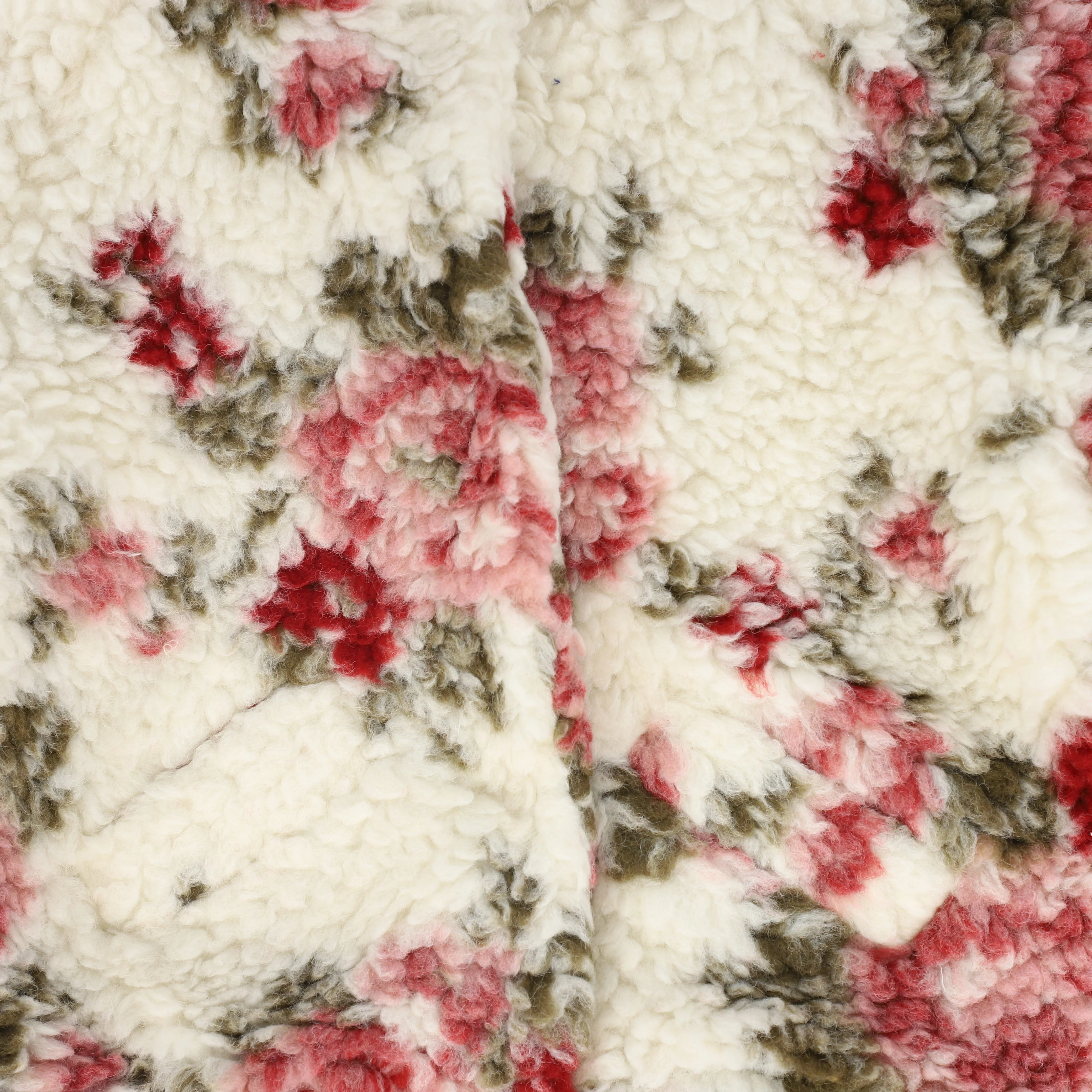 PICCOLA LUDO CREAM FLORAL SHERPA JACKET[ FINAL SALE] - Image 3