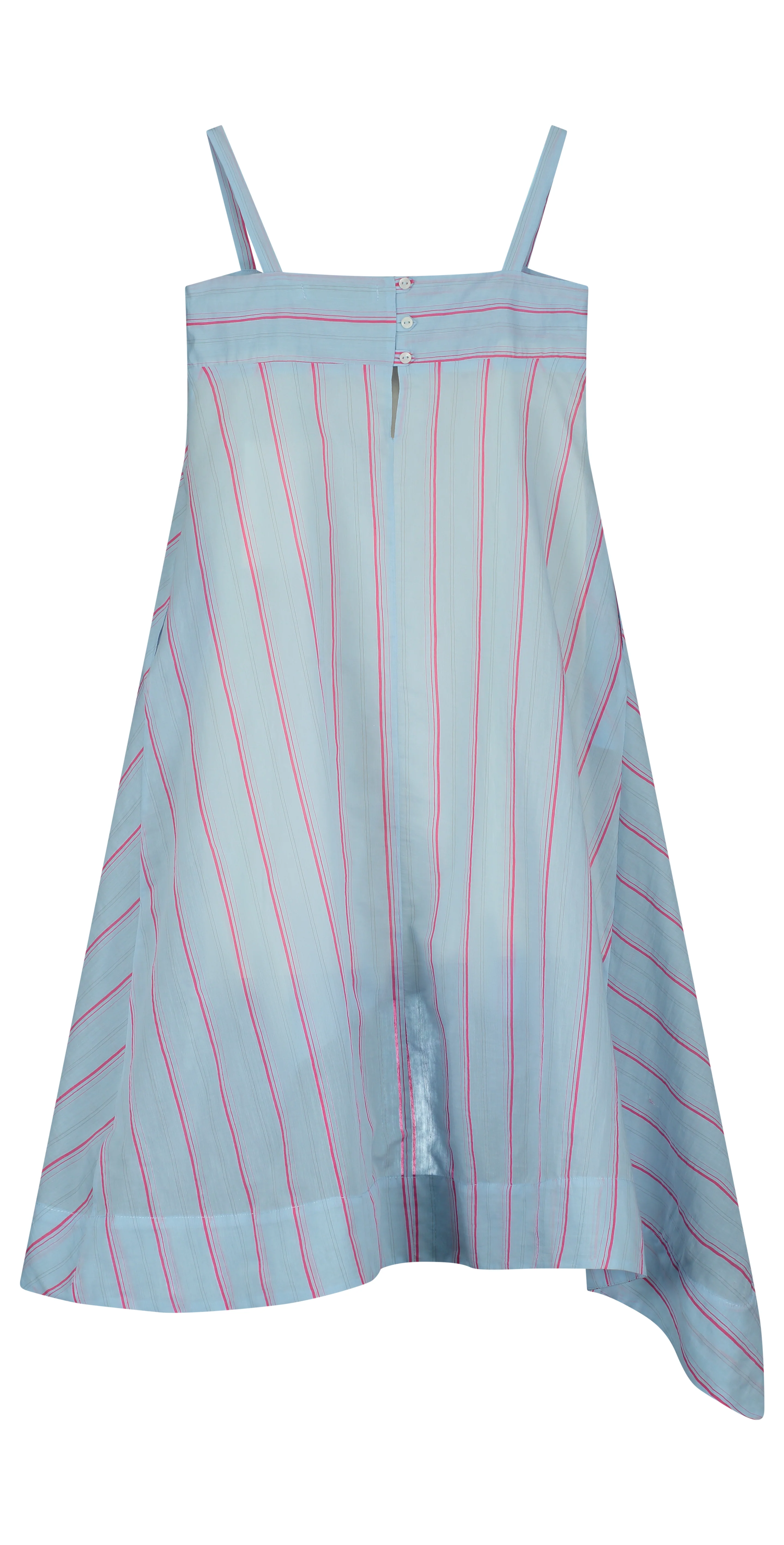 TANGERINE BLUE/RED STRIPED ASYMMETRICAL JUMPER [FINAL SALE] - Image 2