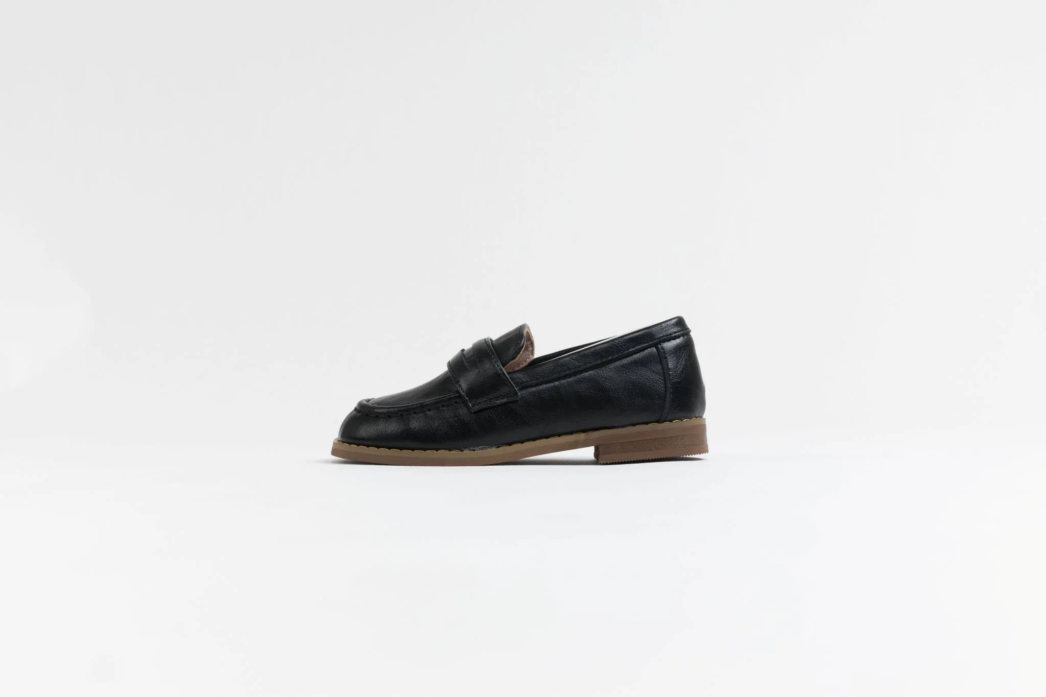 TANNERY & CO BLACK PENNY LOAFERS [FINAL SALE] - Image 2
