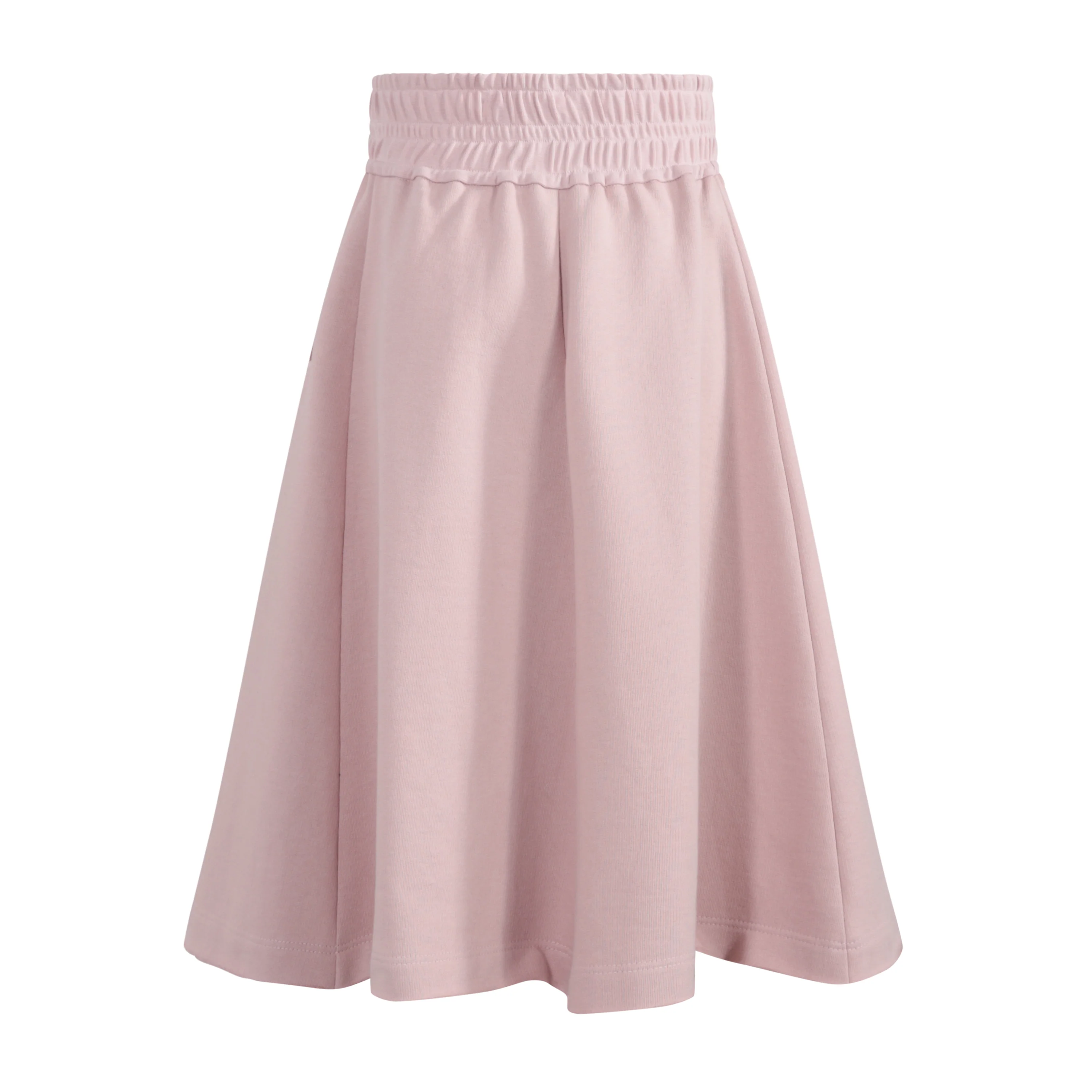 TNTRM PINK CONTRAST TRIM MIDI SKIRT [FINAL SALE] - Image 2