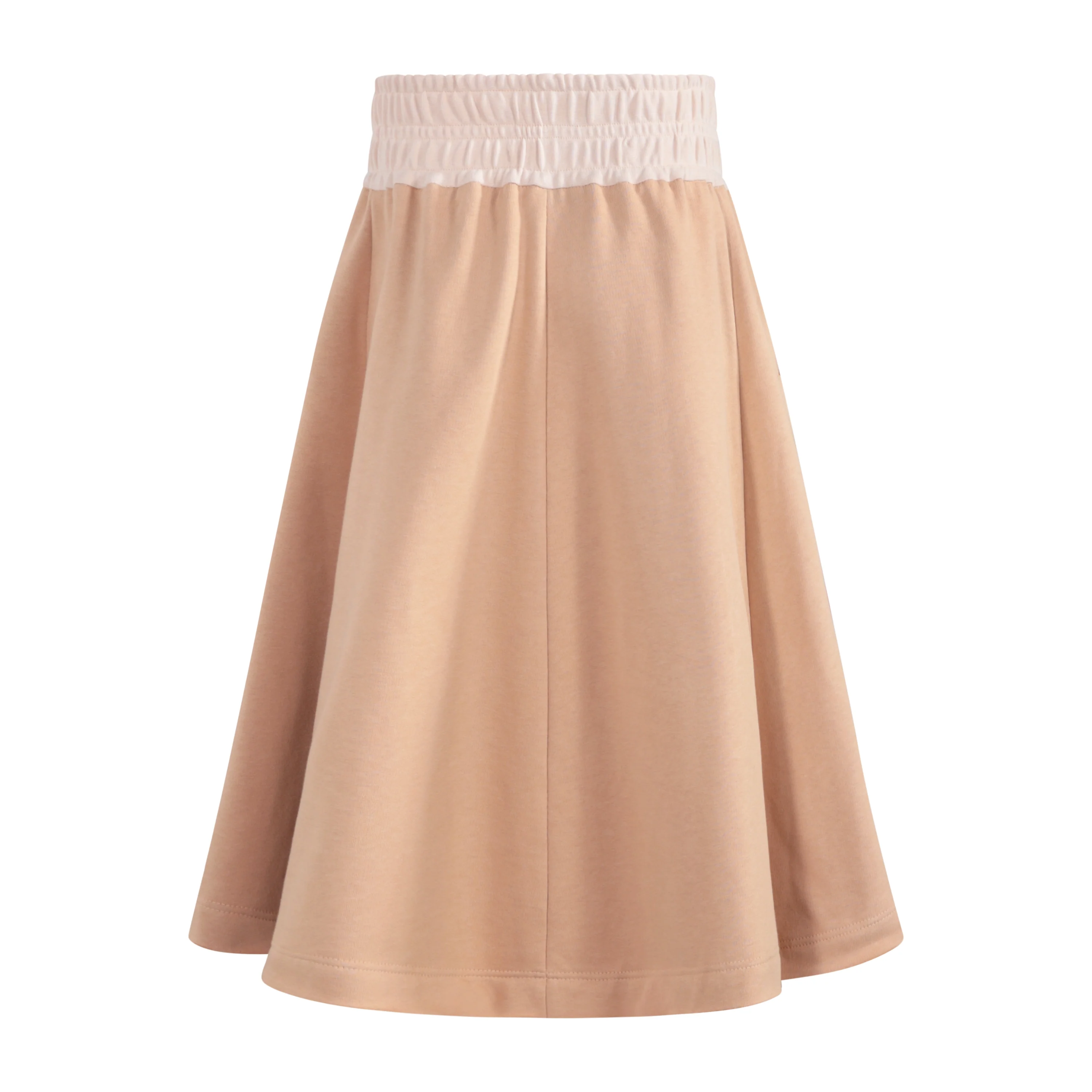 TNTRM TAN CONTRAST TRIM MIDI SKIRT [FINAL SALE] - Image 2