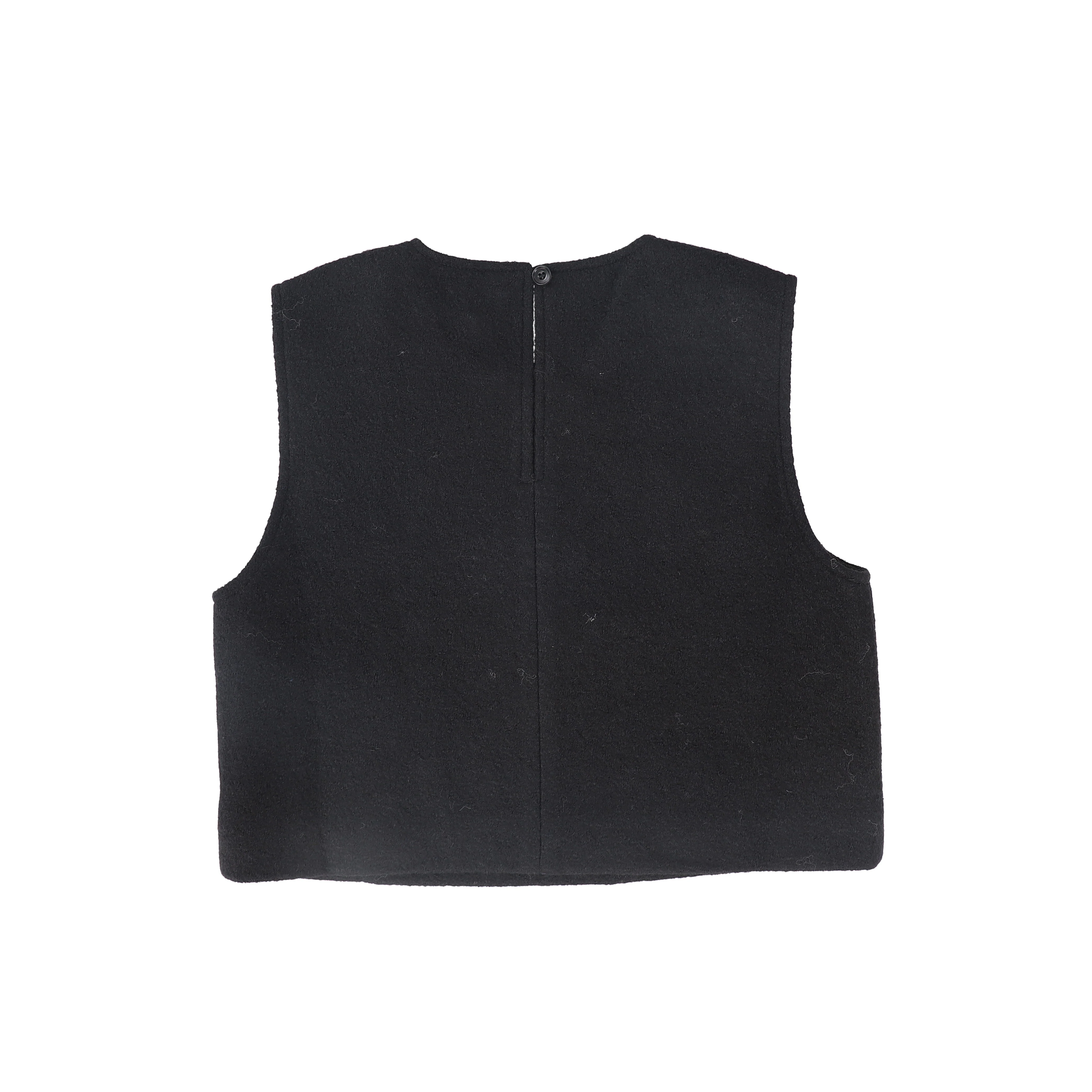 VALENTINA BLACK JEWEL WOOL VEST [FINAL SALE] - Image 2