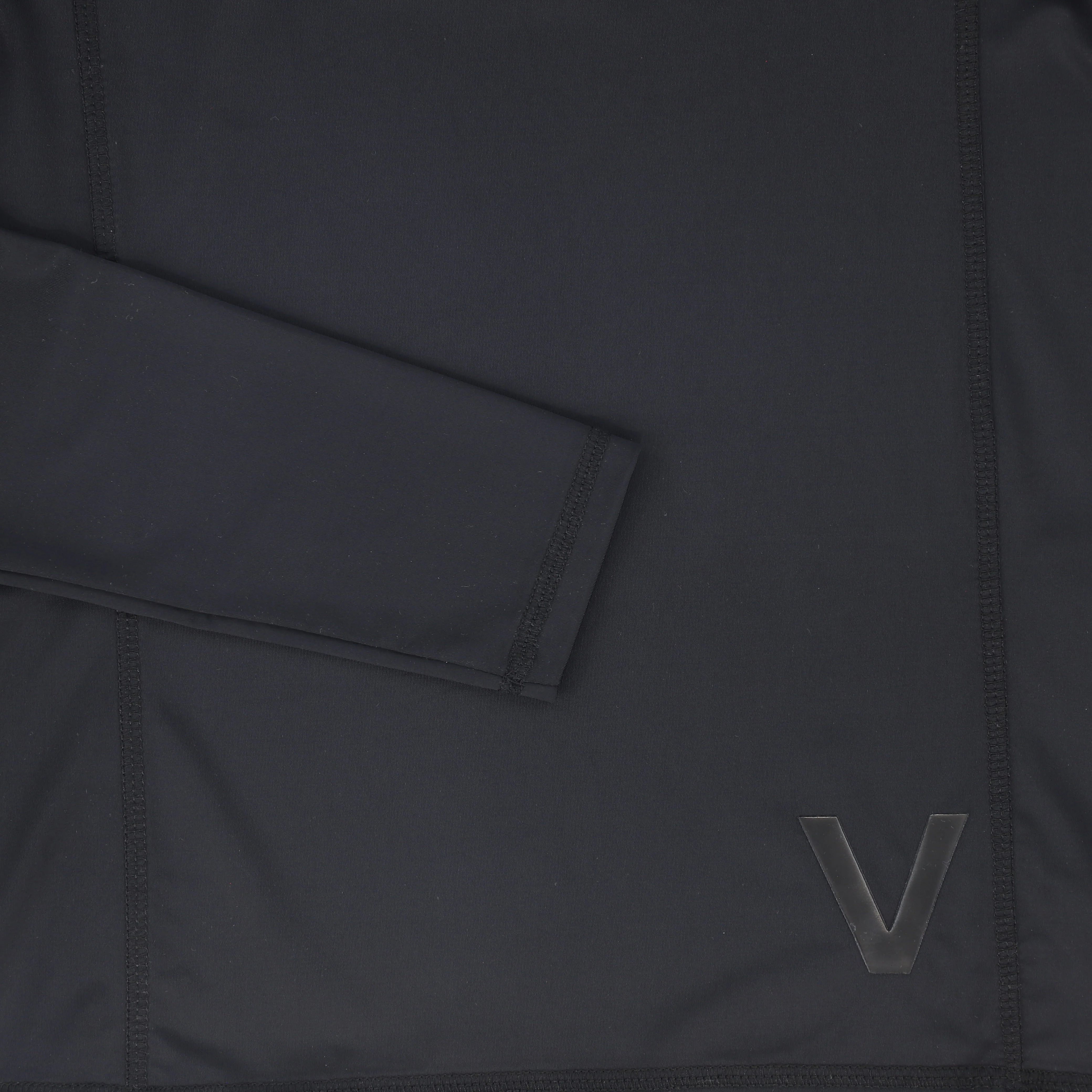 VALENTINA BLACK SEAMED SWIM SHIRT [FINAL SALE] - Image 2