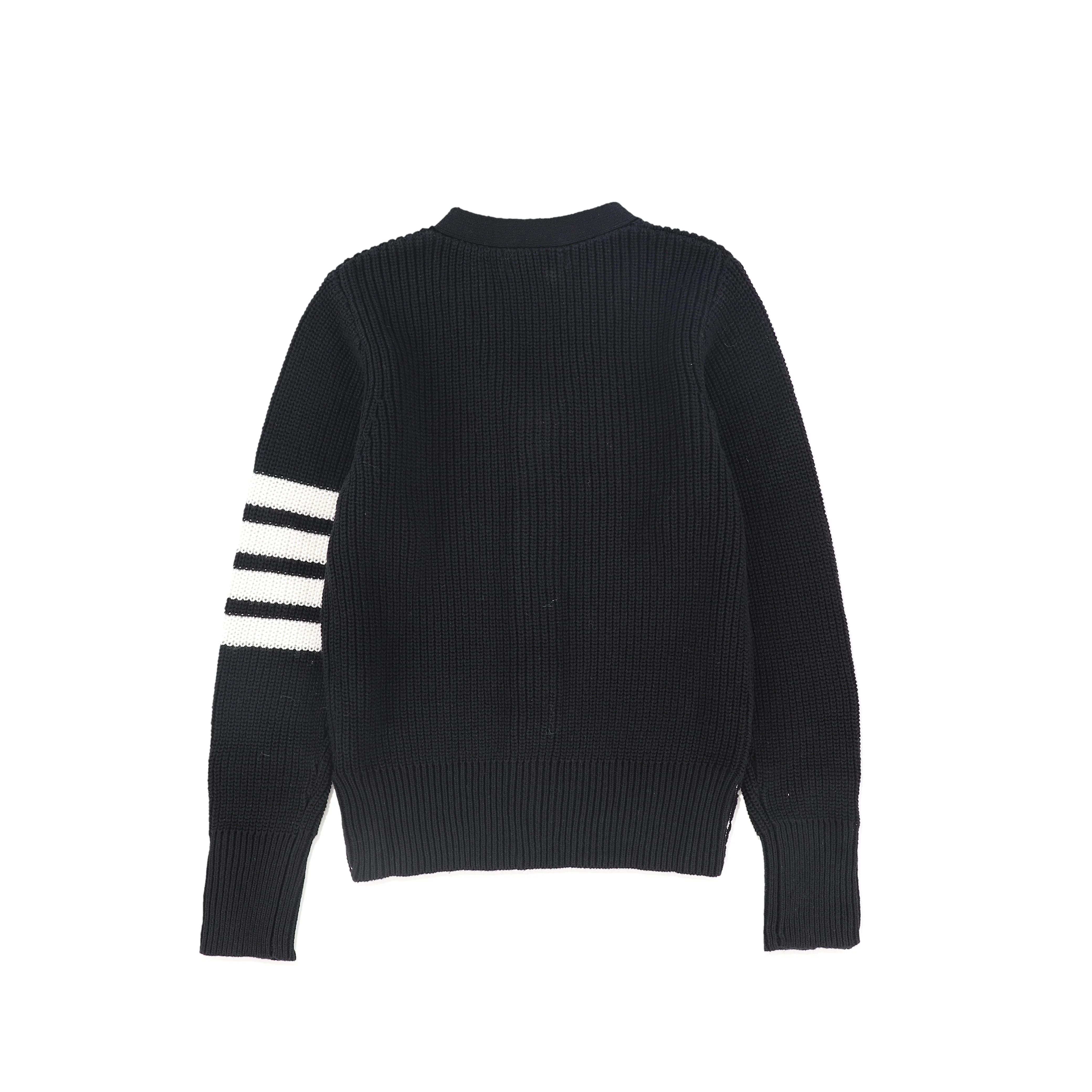 VALENTINA BLACK STRIPE SLEEVE CARDIGAN [FINAL SALE] - Image 2