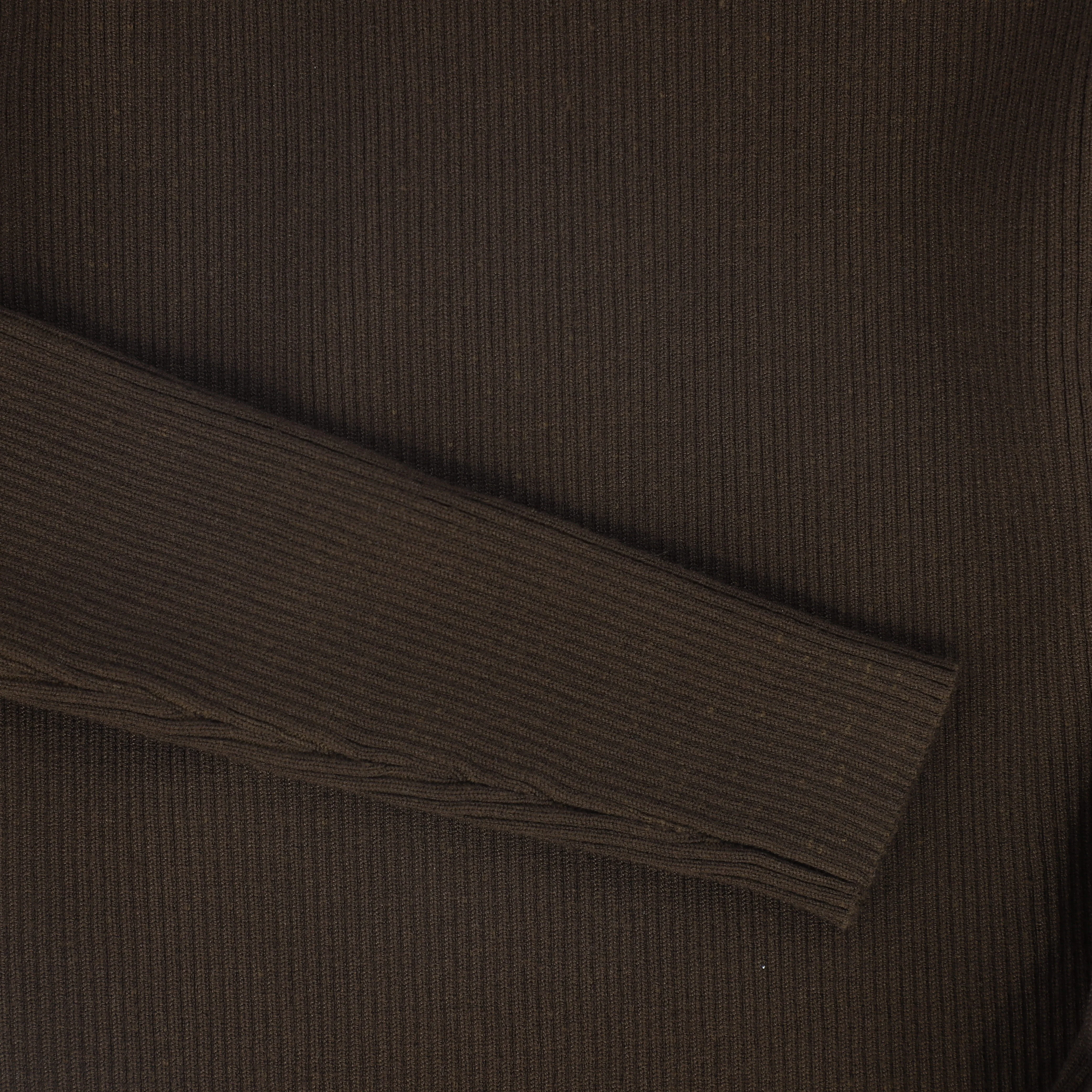 VALENTINA BROWN WOOL SWING EMBELLISHED JUMPER [FINAL SALE] - Image 4