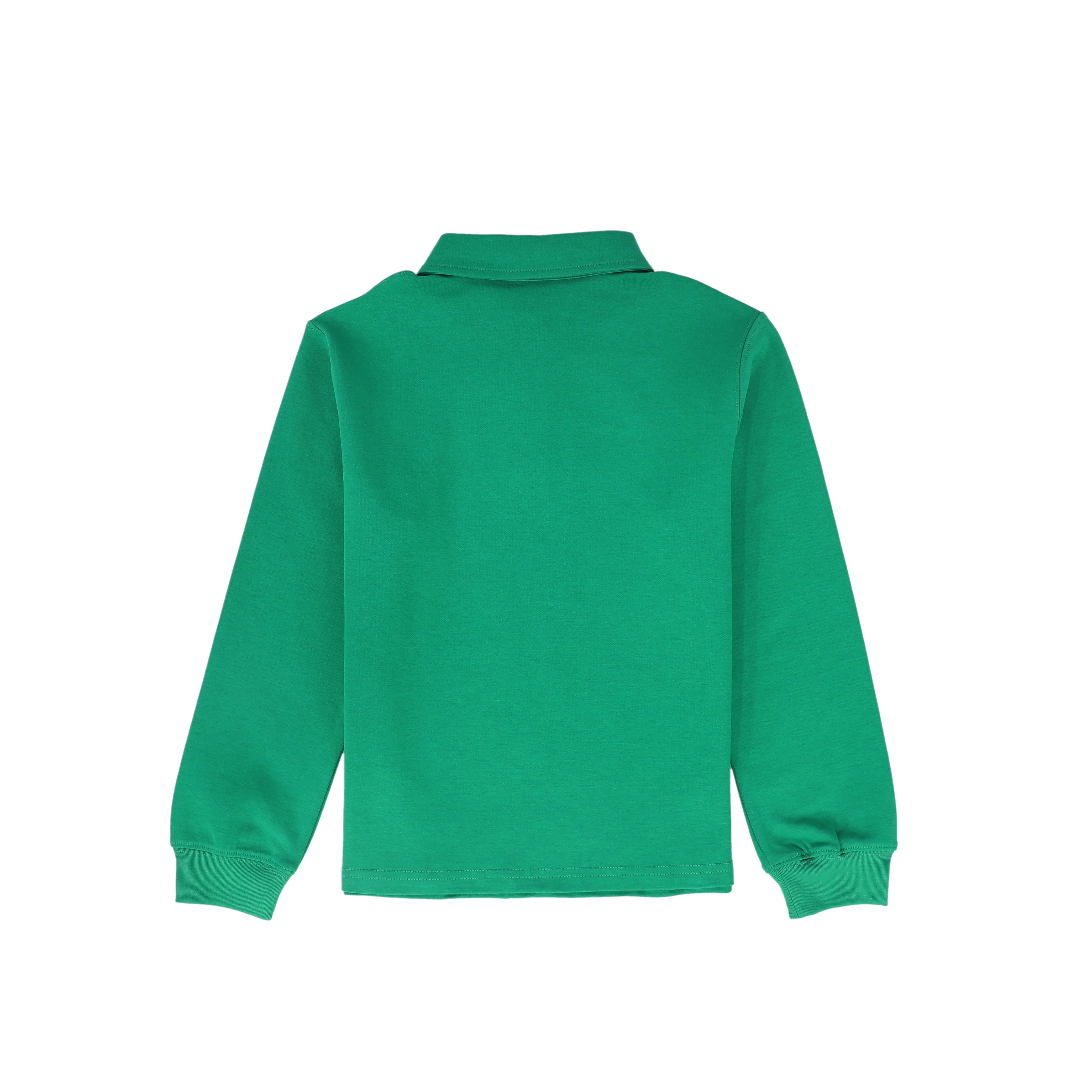 VALENTINA GREEN EMBROIDERED HEART POLO [FINAL SALE] - Image 2