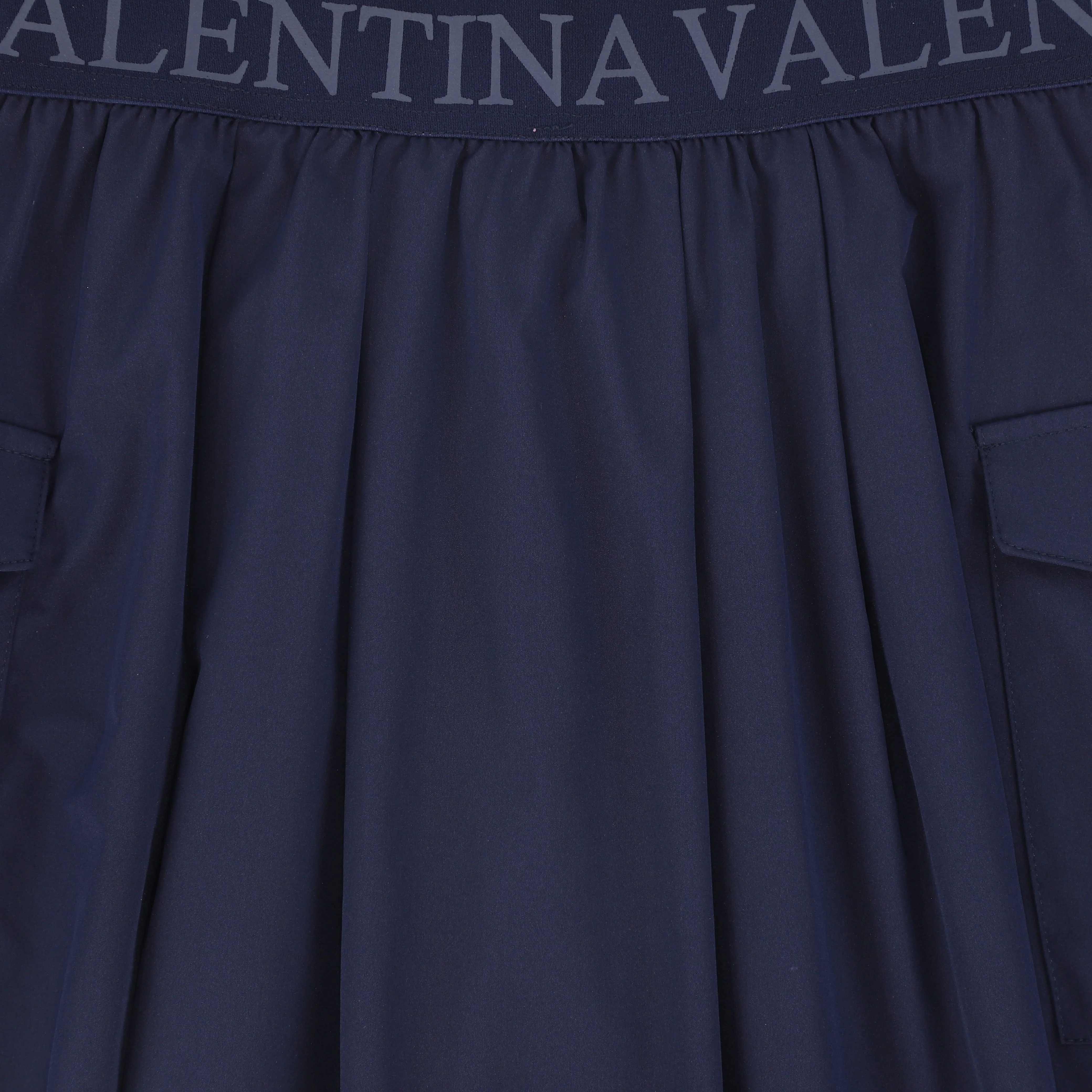 VALENTINA NAVY PLEATED CARGO SKIRT [FINAL SALE] - Image 3