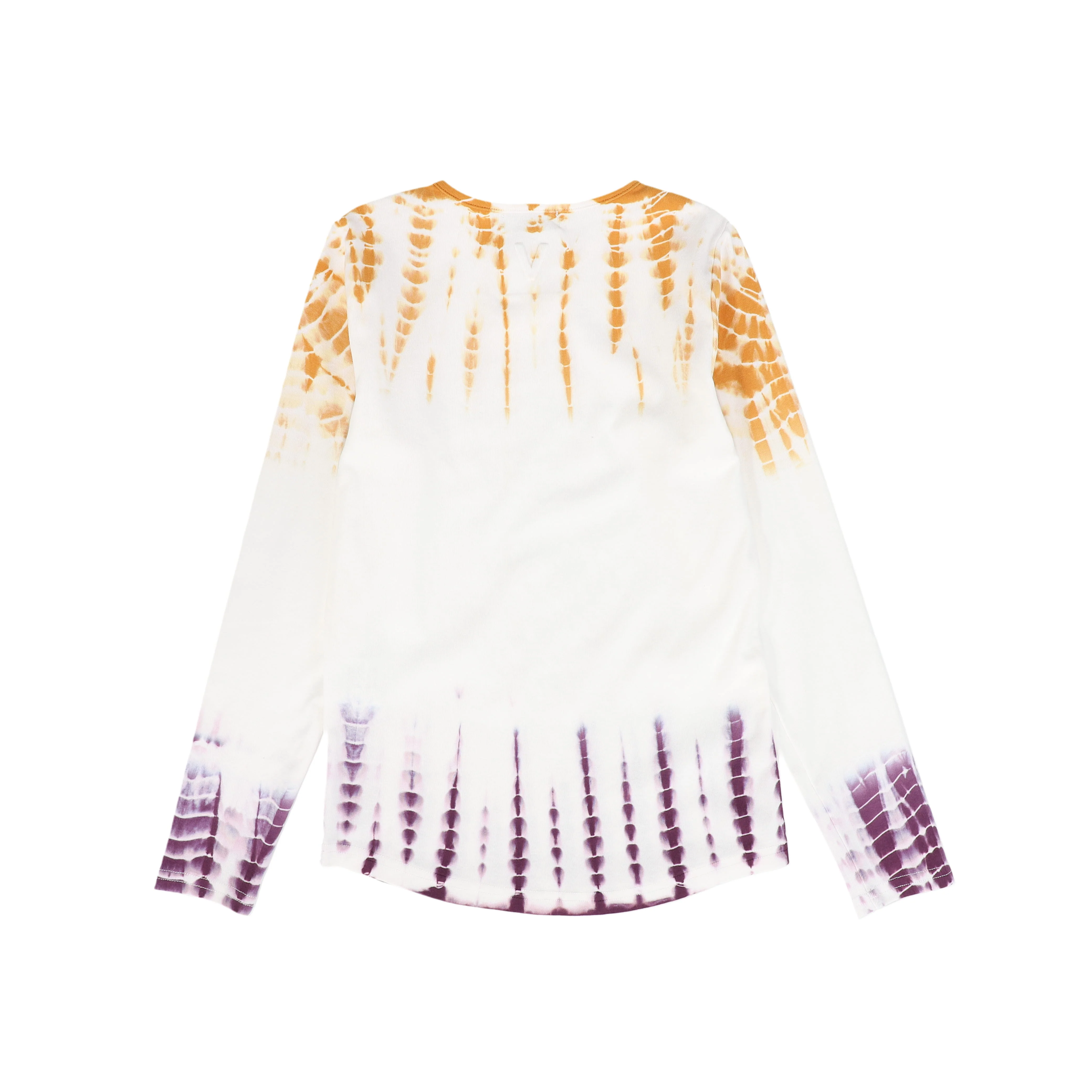 VALENTINA IVORY/PURPLE TIE DYE T-SHIRT [FINAL SALE] - Image 2