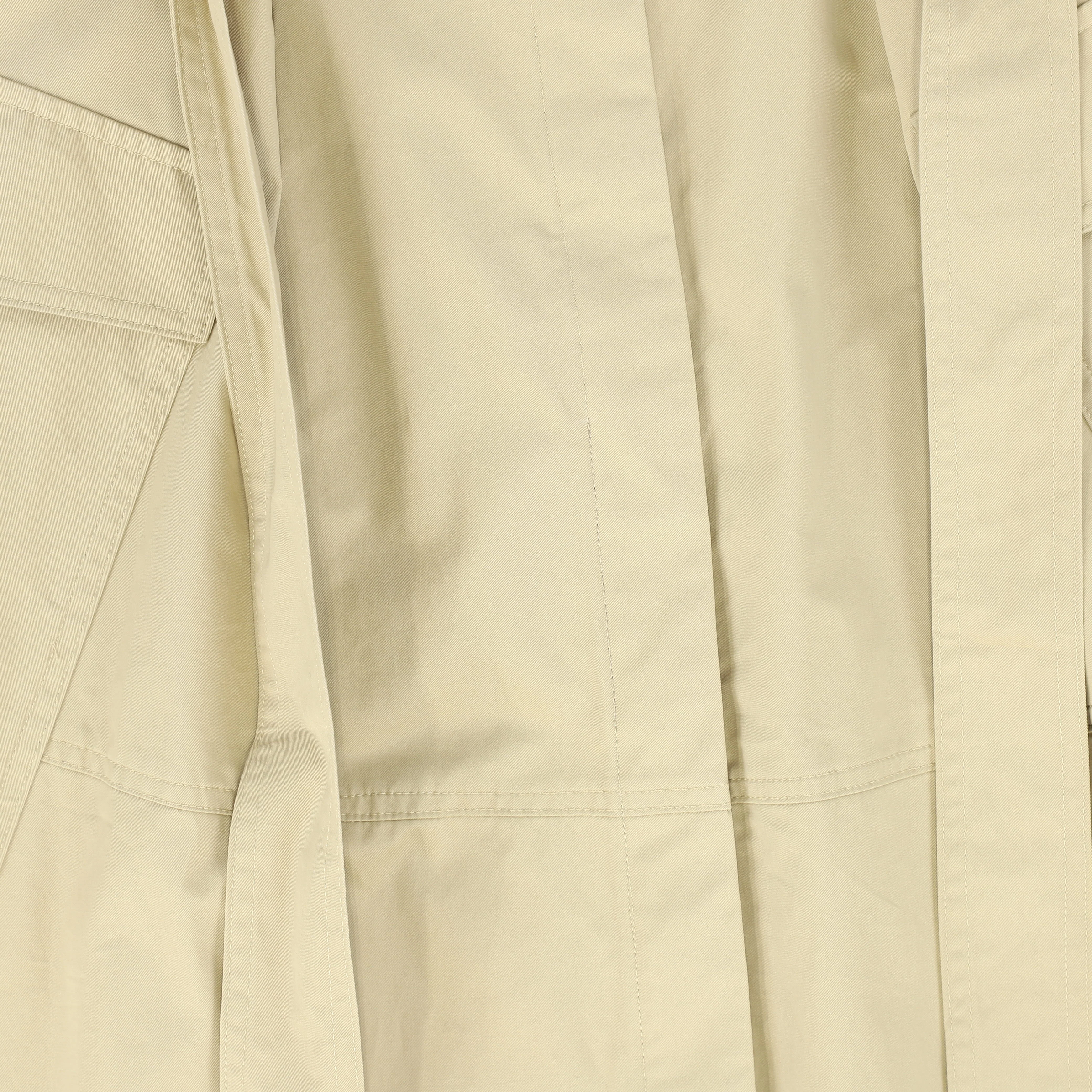 VALENTINA TAN COTTON BELTED POCKET SKIRT [FINAL SALE] - Image 3