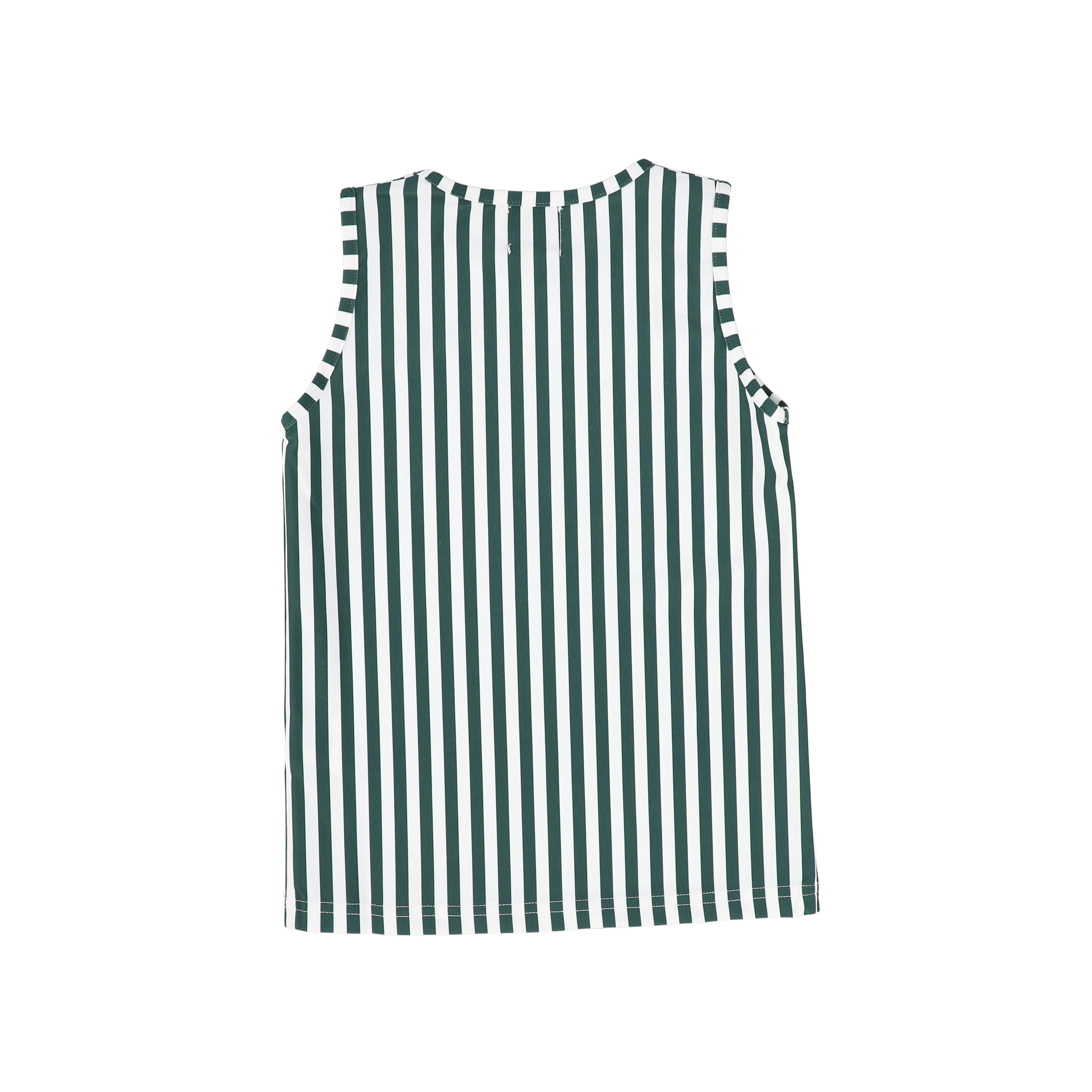 WATER CLUB GREEN STRIPED SWIM TANK [FINAL SALE] - Image 2