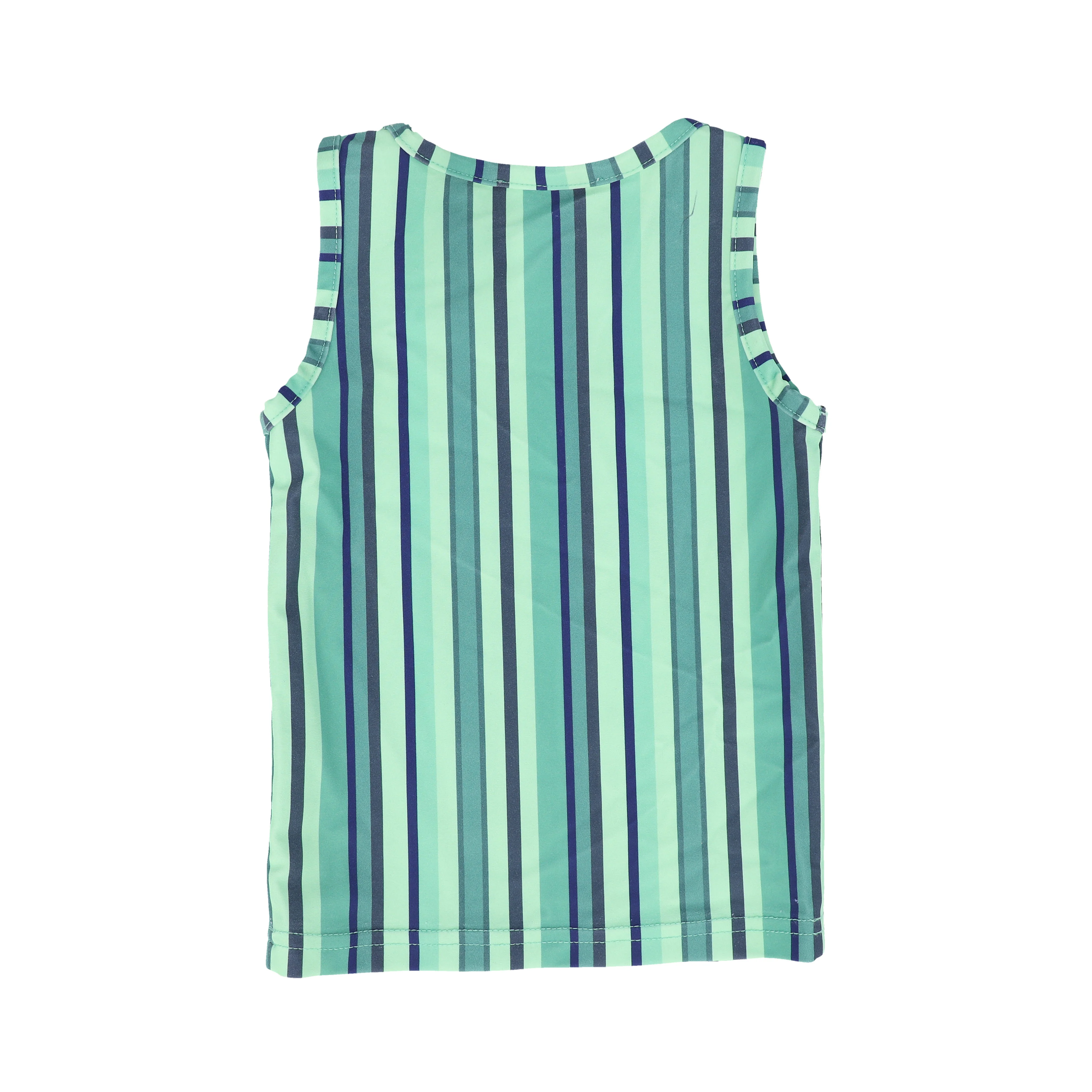 WATER CLUB GREEN STRIPED SWIM TANK [FINAL SALE] - Image 2