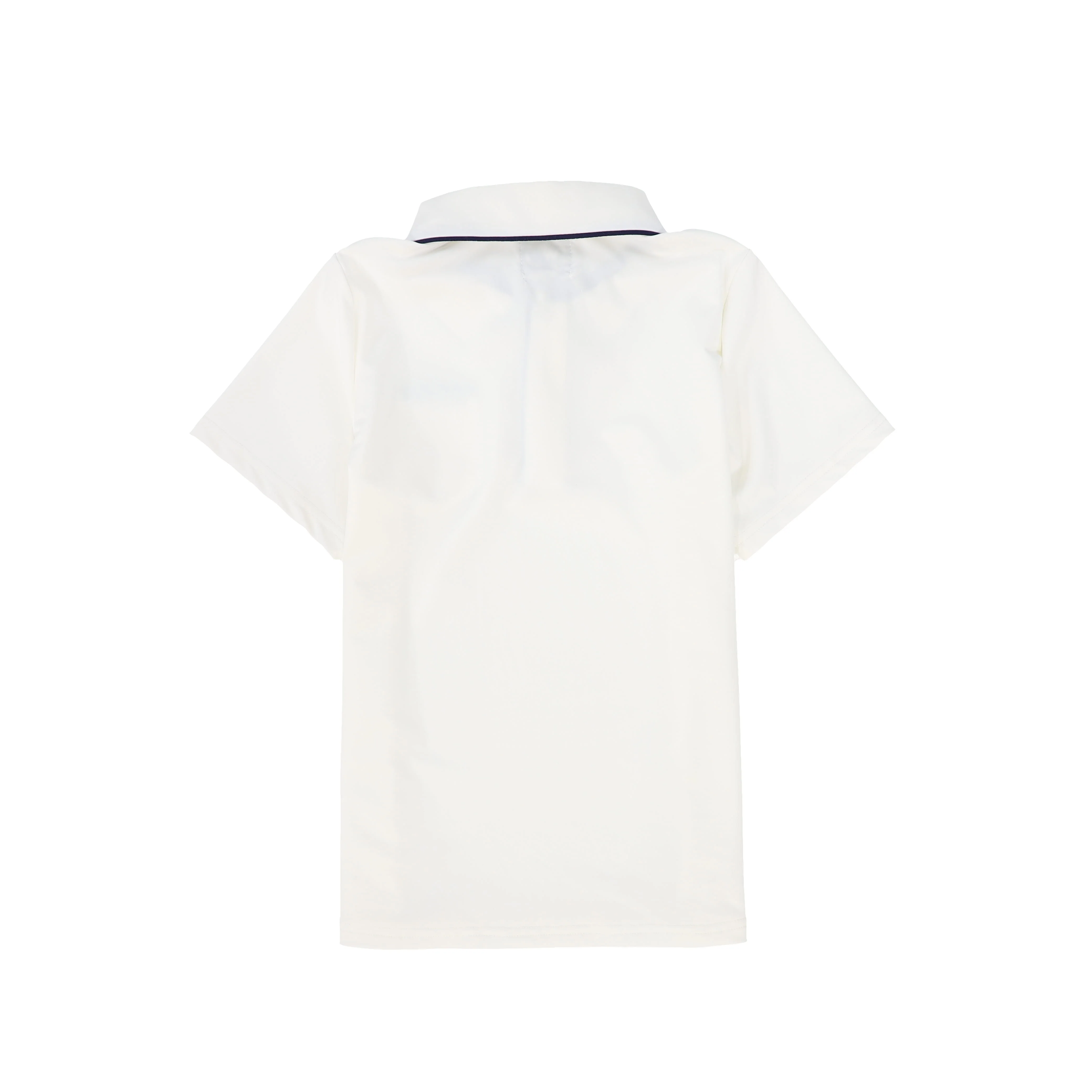 WATER CLUB WHITE/NAVY COLLAR SWIM TOP [FINAL SALE] - Image 2